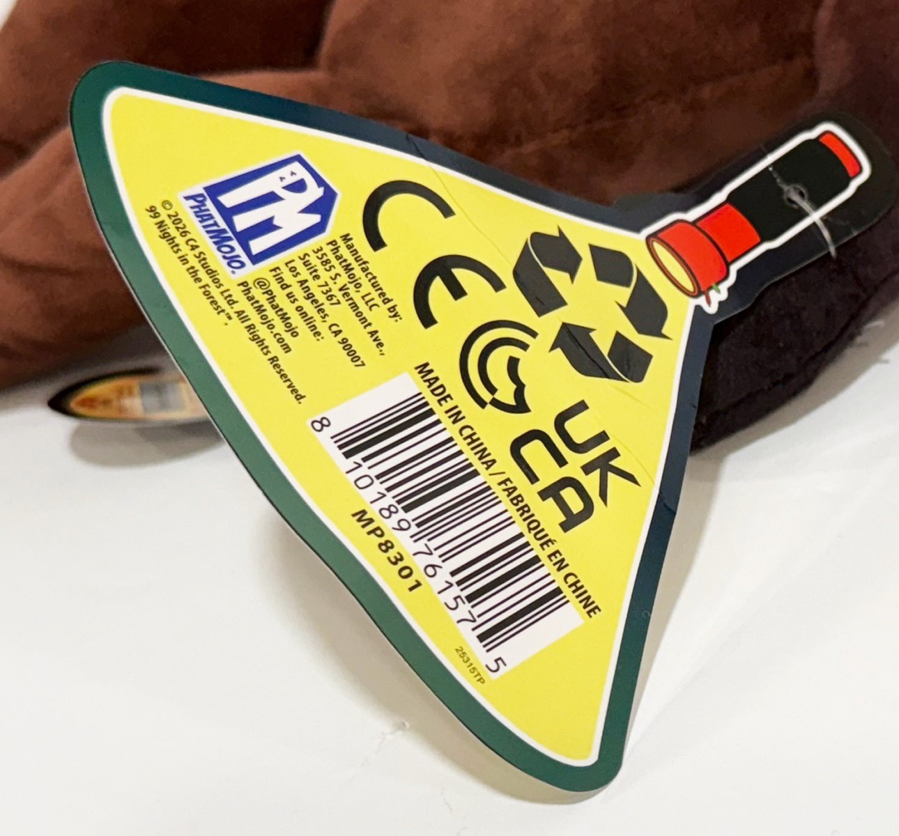 Official 99 Nights in the Forest BIG Deer Plush + Game Code PhatMojo Plushie NEW