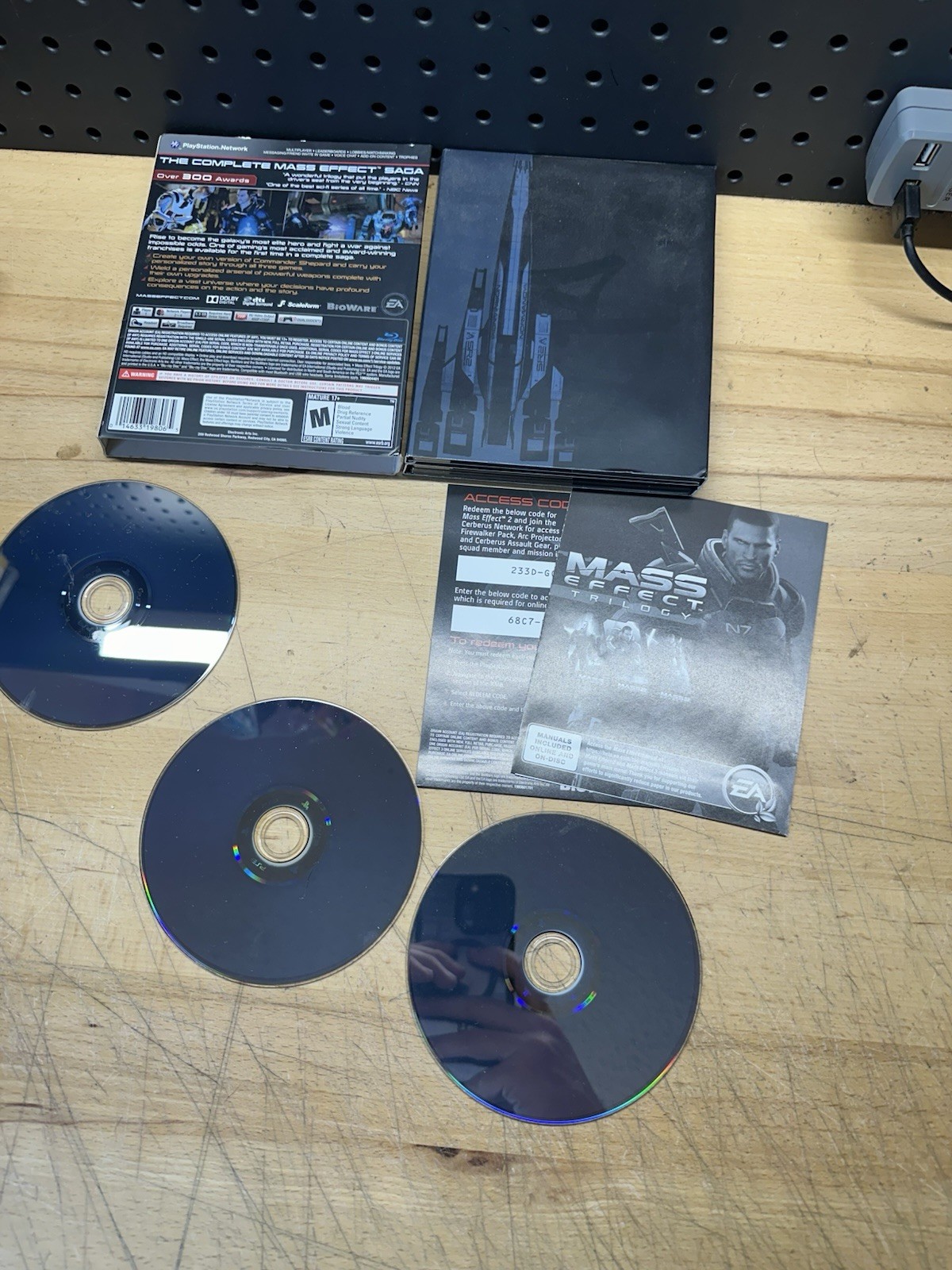 Mass Effect Trilogy Sony PlayStation 3 PS3 Complete CIB