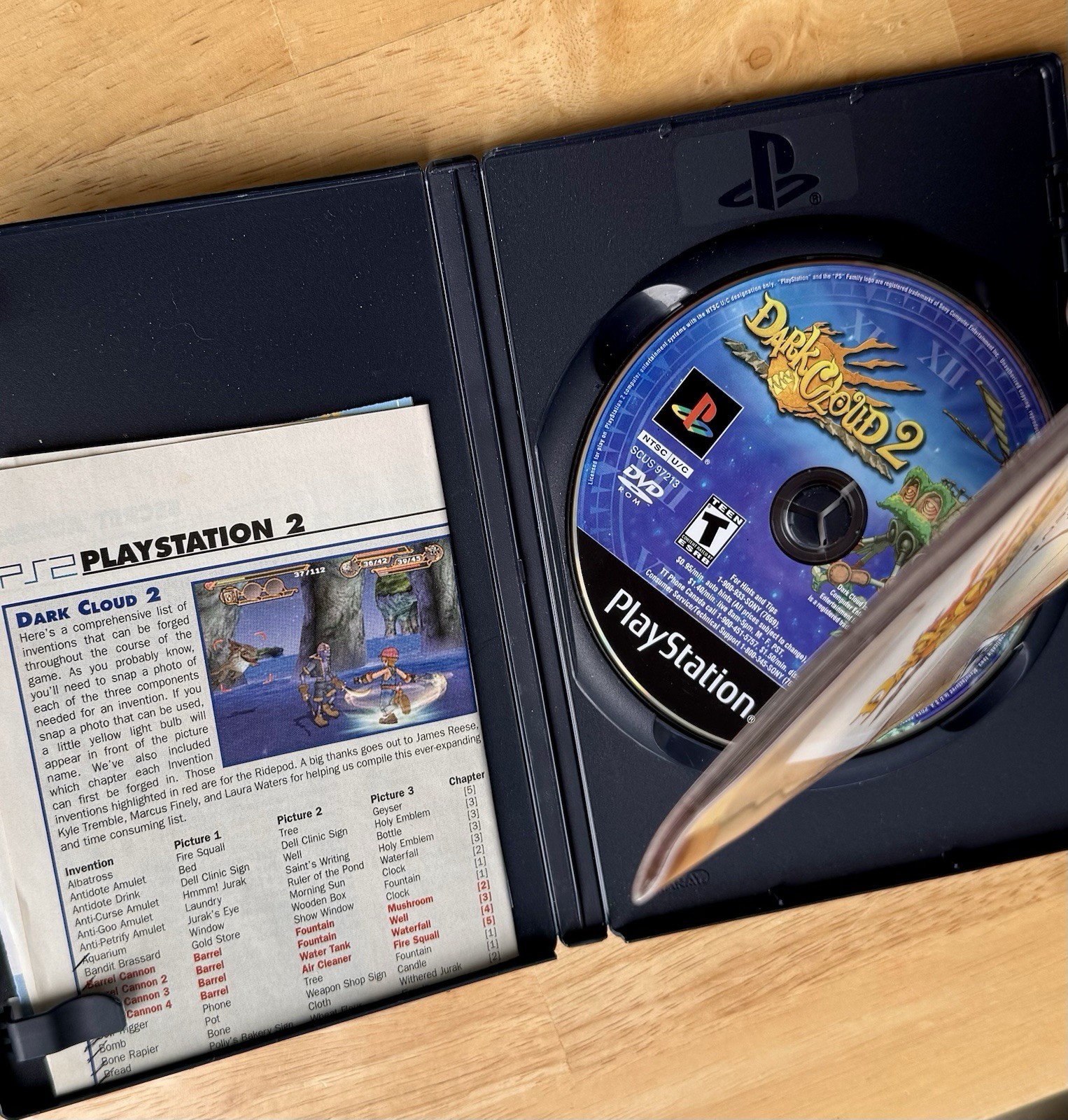 Dark Cloud 2 for PS2 (Level 5, 2003); CIB (Game, Case, & Manual w/ Registration)