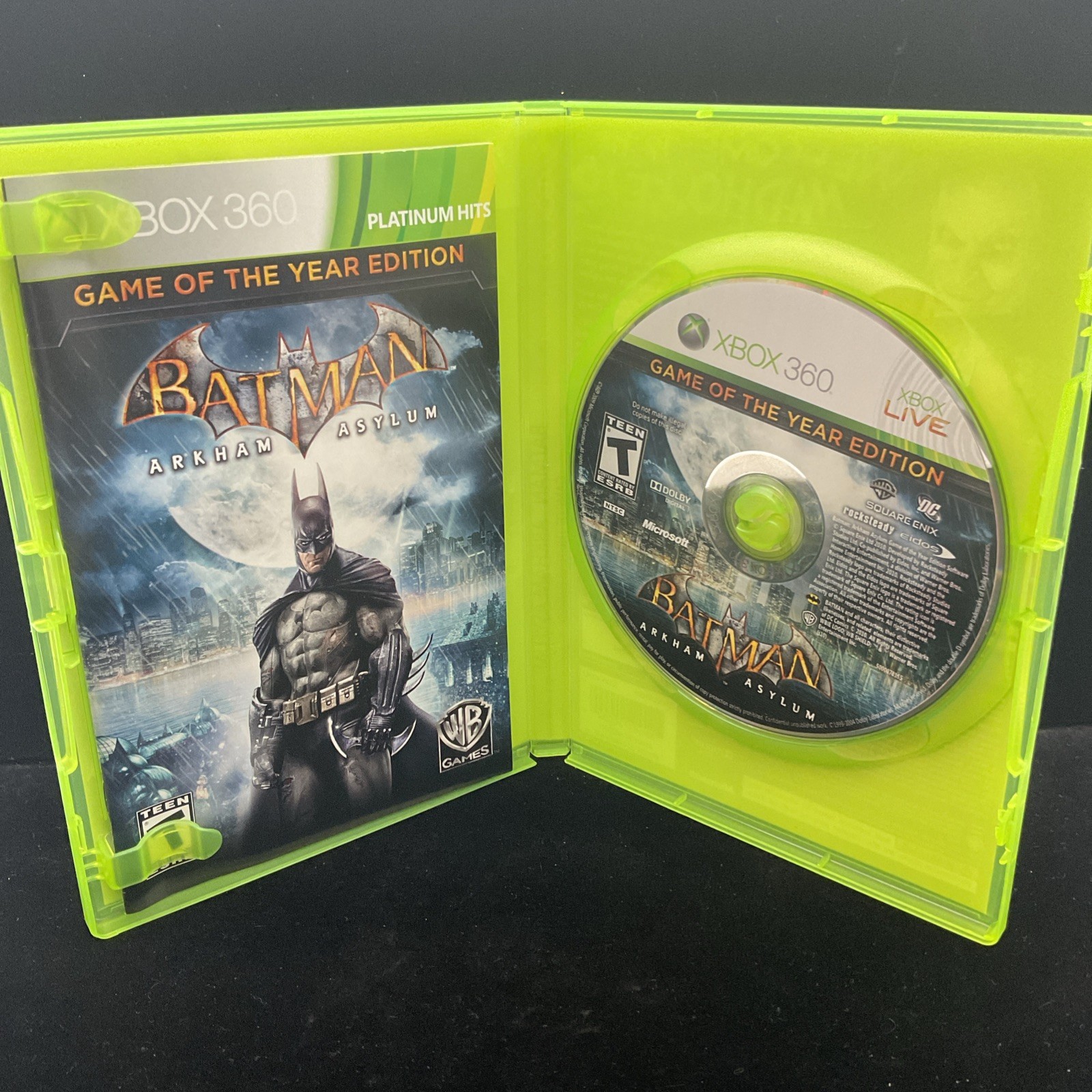 Batman: Arkham Asylum & City (Xbox 360) Tested CIB Clean 1 YR Warranty Bundle