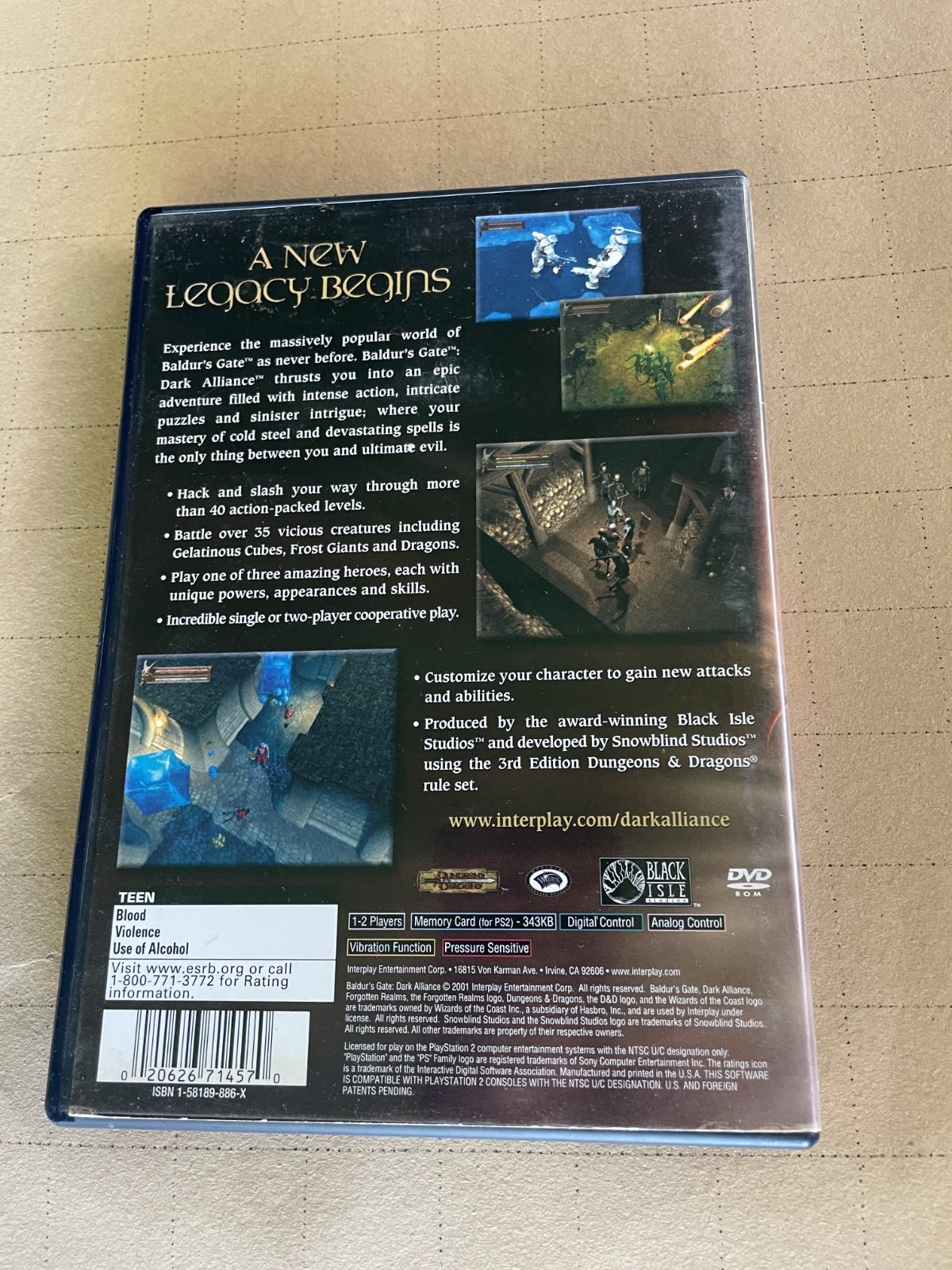 Baldur’s Gate-Dark Alliance – Sony PlayStation 2