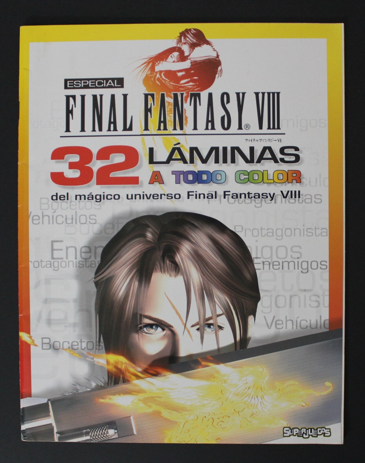 1999 FINAL FANTASY VIII Book 11.5″ x 9″ (30 x 23 cm) Spain Vintage 64 Pages VHTF