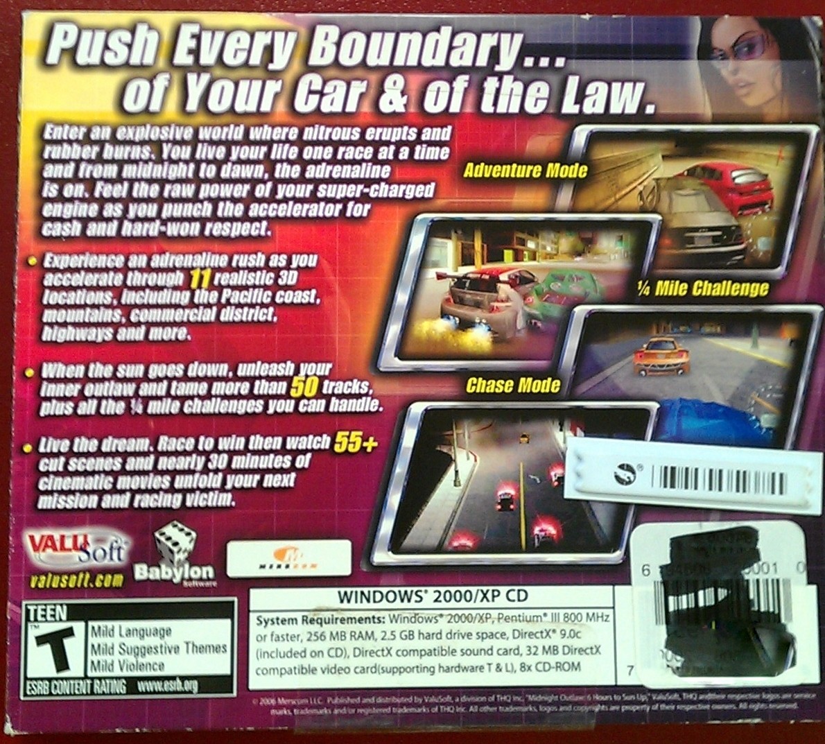 Video Game PC Midnight Outlaw 6 Hours to Sun Up NEW