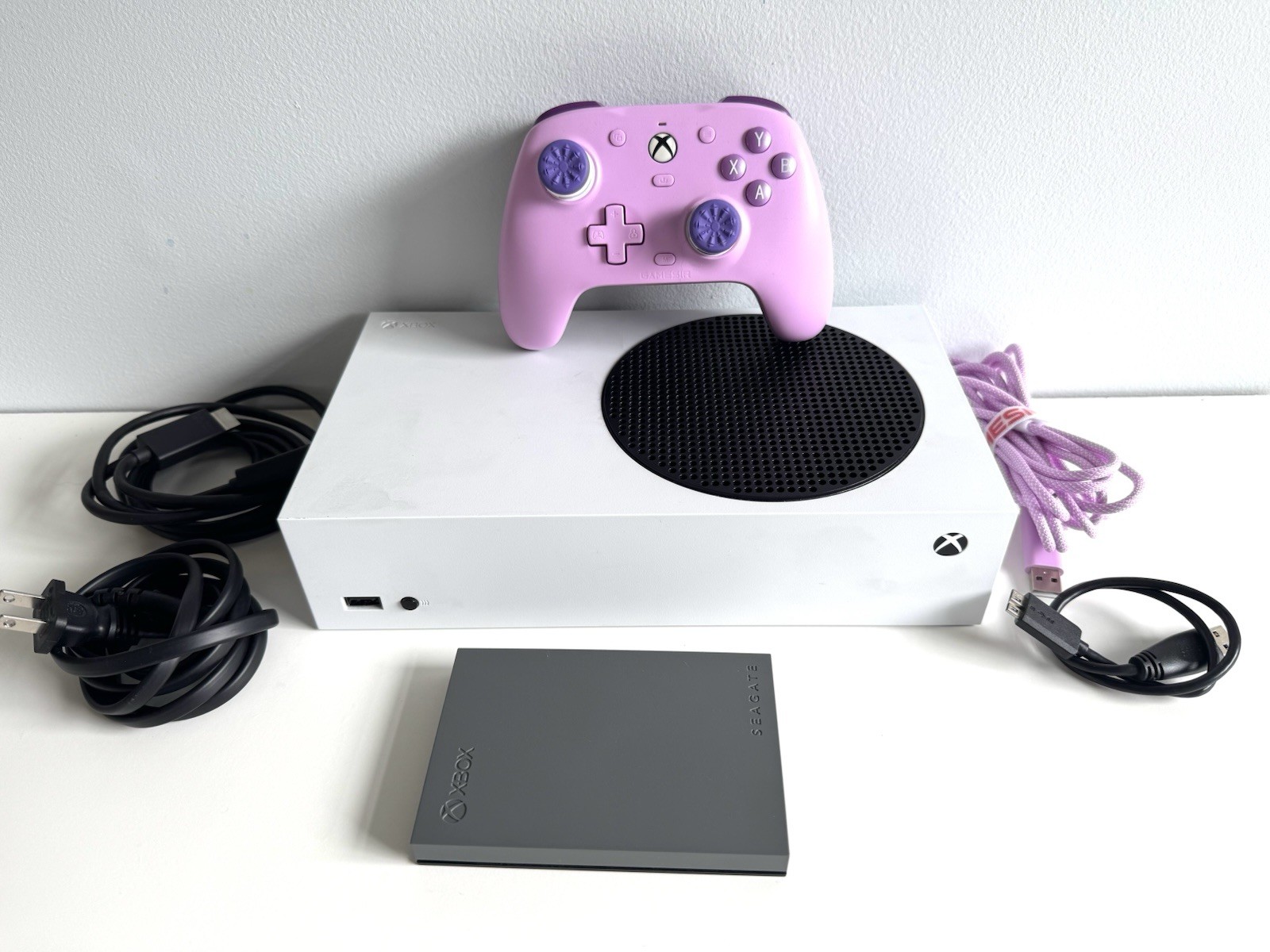 Microsoft Xbox Series S 512GB Game Console w/ Controller /2TB Seagate Game Drive