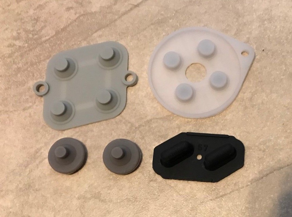 LOT 5 Sets Replacement Rubber Button repair Kits SNES Super Nintendo Controllers