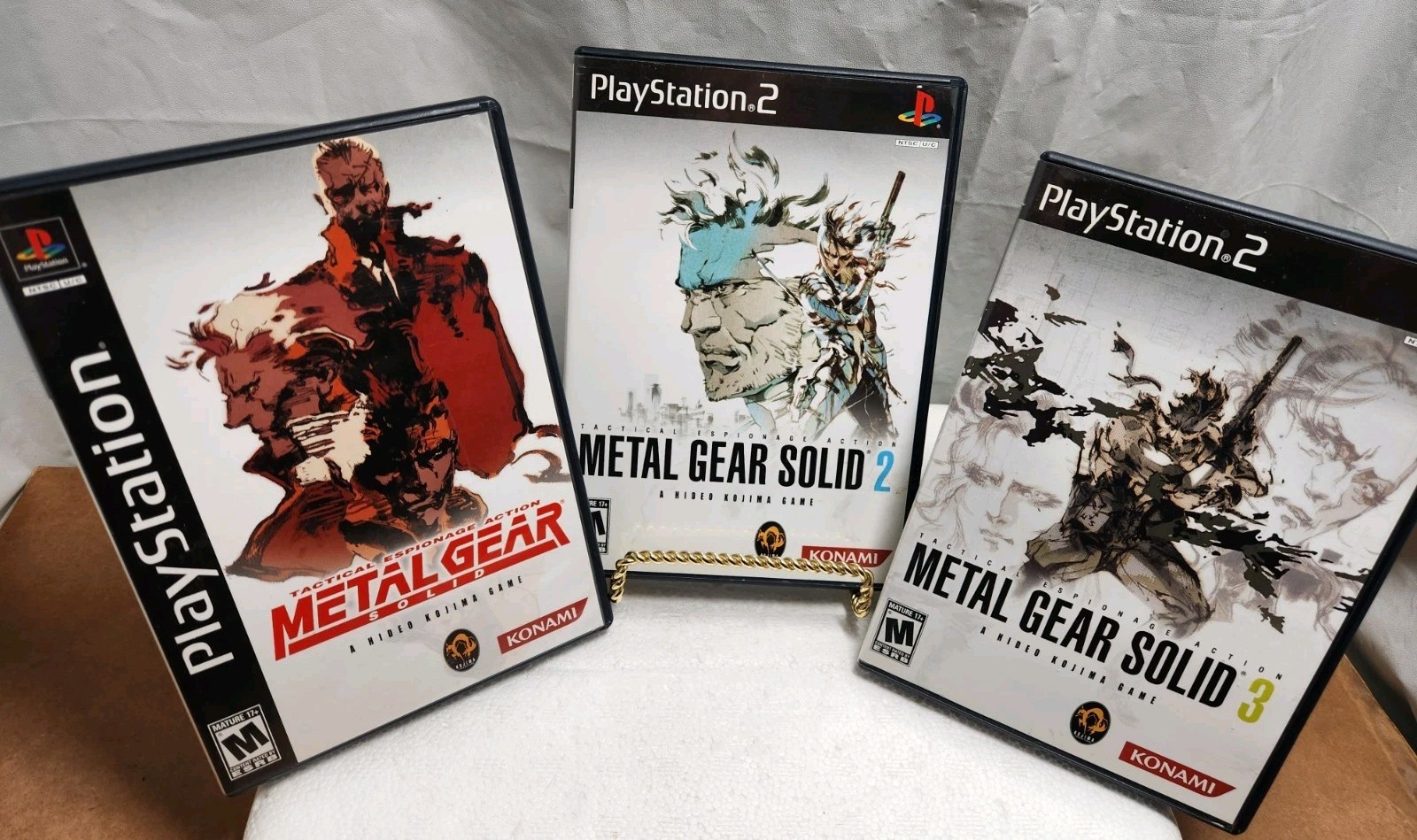 Box Set Metal Gear Solid: The Essential Collection – Sony PlayStation 1&2 Mint