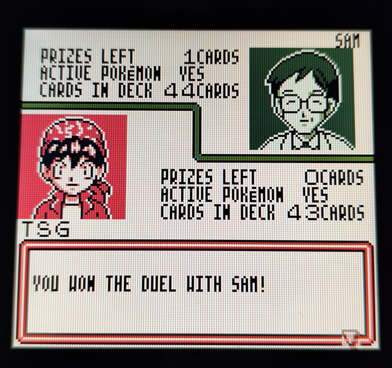 Pokemon Trading Card Game (Game Boy Color GCB, 2000) COMPLETE CIB Authentic Dry