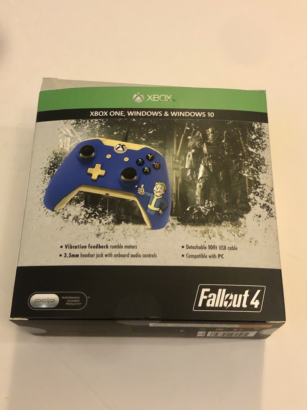 Fallout 4 Vault Boy Wired Controller Xbox One Limited Edition /5000 With Box