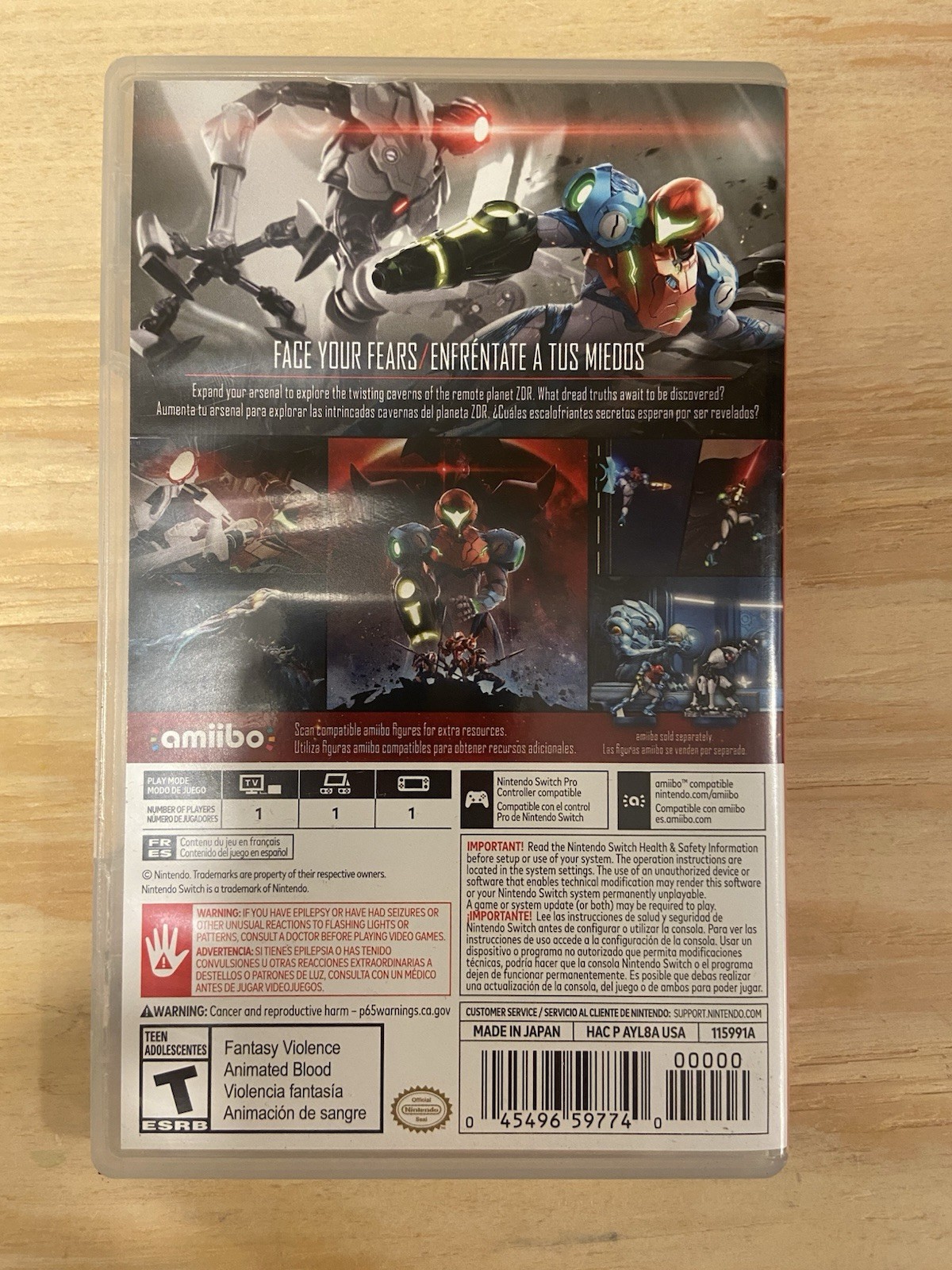 Metroid Dread-Switch-TESTED & WORKING