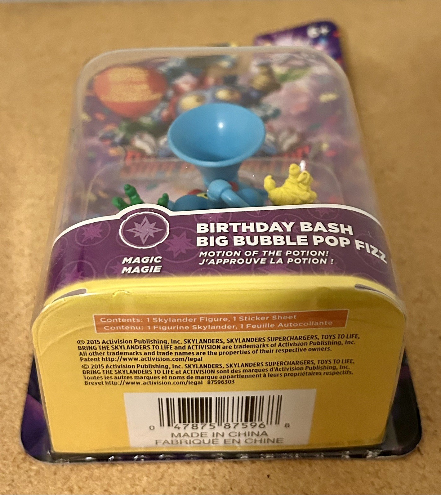 Skylanders – SC – Birthday Bash Big Bubble Pop Fizz ‼️ Factory Error – BNIFSP