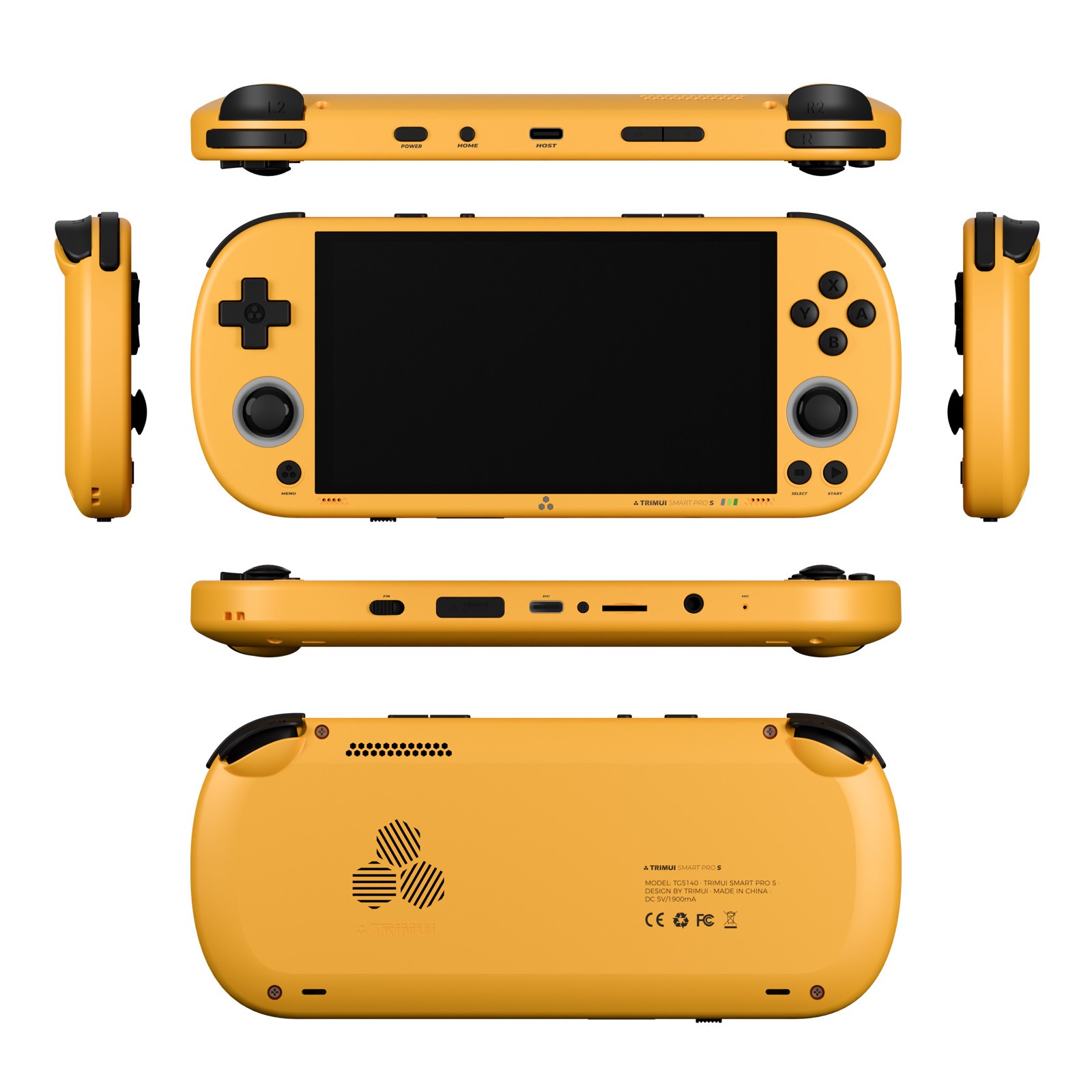RIMUI SMART PRO S Handheld Game Console, Allwinner A523 2.5x GPU Boost Retro GBA
