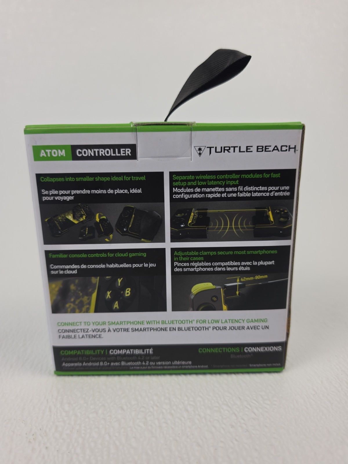Turtle Beach Atom Mobile Game Controller Black/Yellow for Android Phones NEW