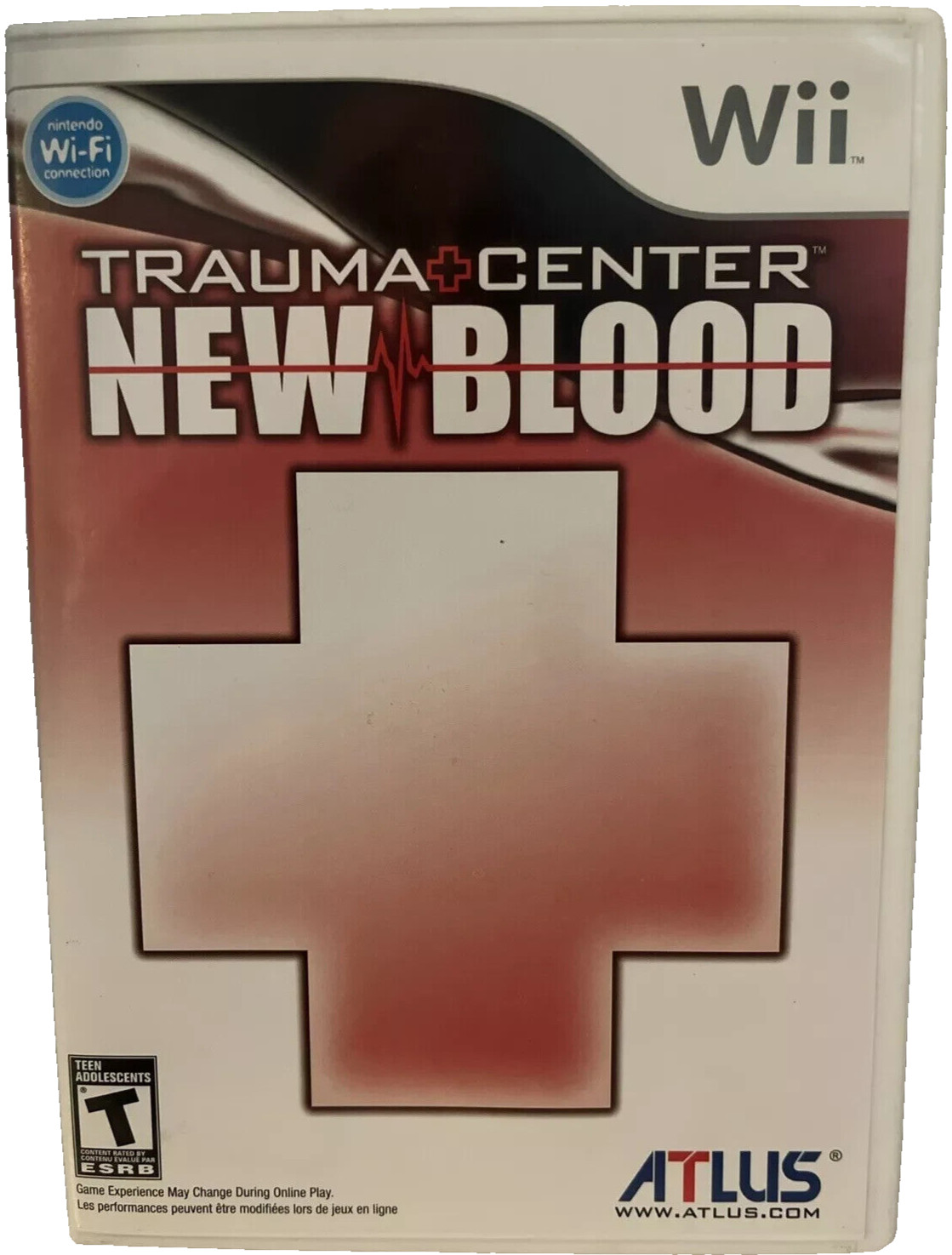 PLAYED ONCE with Booklet Trauma Center: New Blood – Nintendo Wii Altus 2007