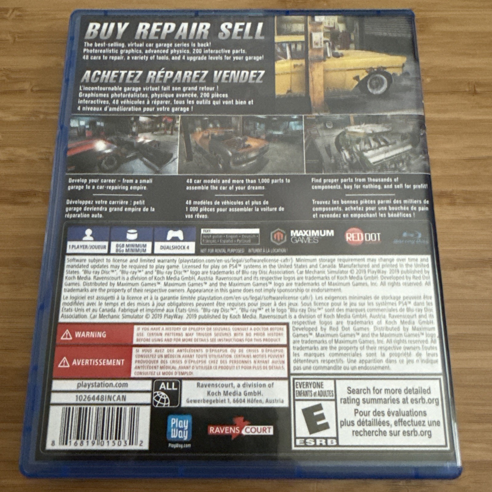 Car Mechanic Simulator – Sony PlayStation 4 PS4