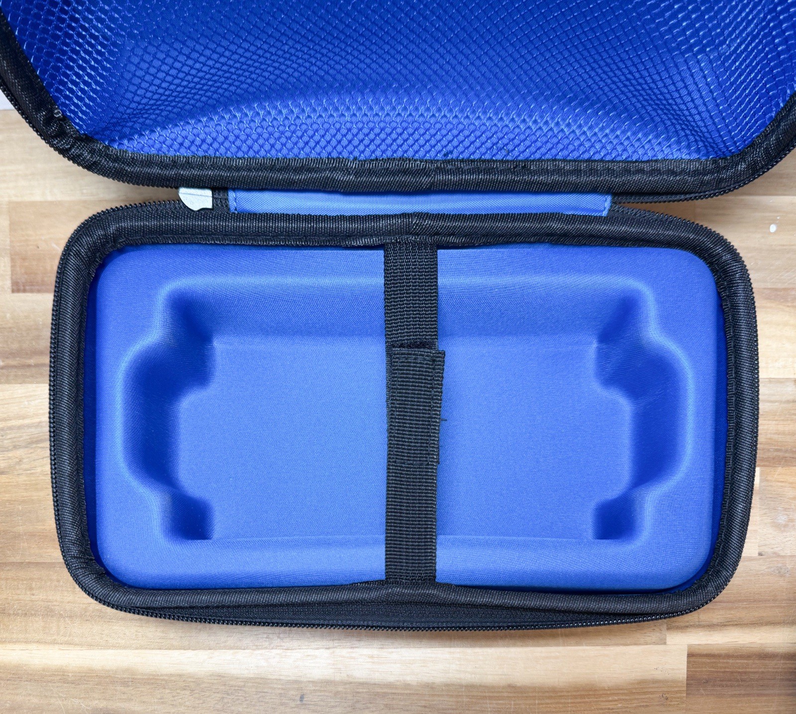 Carmilee Blue Hard Shell Case For Electronics | Portable Gaming Systems And More