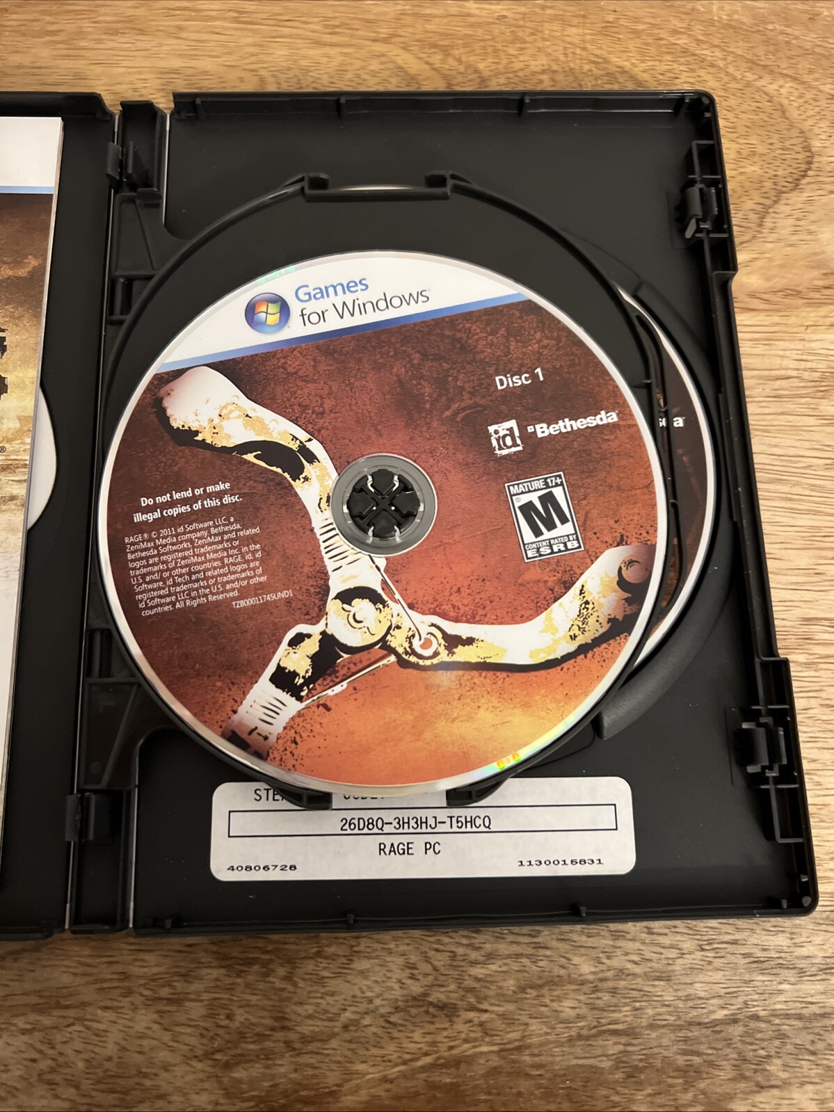 Rage Anarchy Edition Video Game Pc Cd- ROM Win M-Mature
