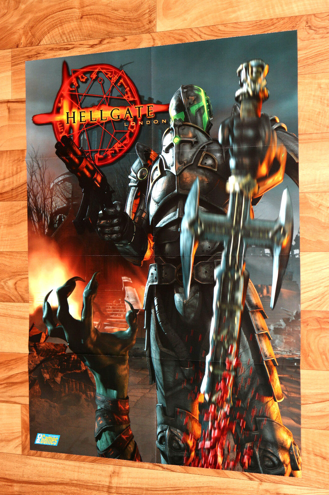 Hellgate London Blizzard Entertainment Very Rare double sided Poster 56x76cm