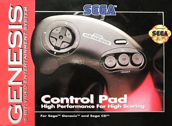 Sega Genesis 3 Button Control Pad Sega Brand Great Condition Fast Shipping