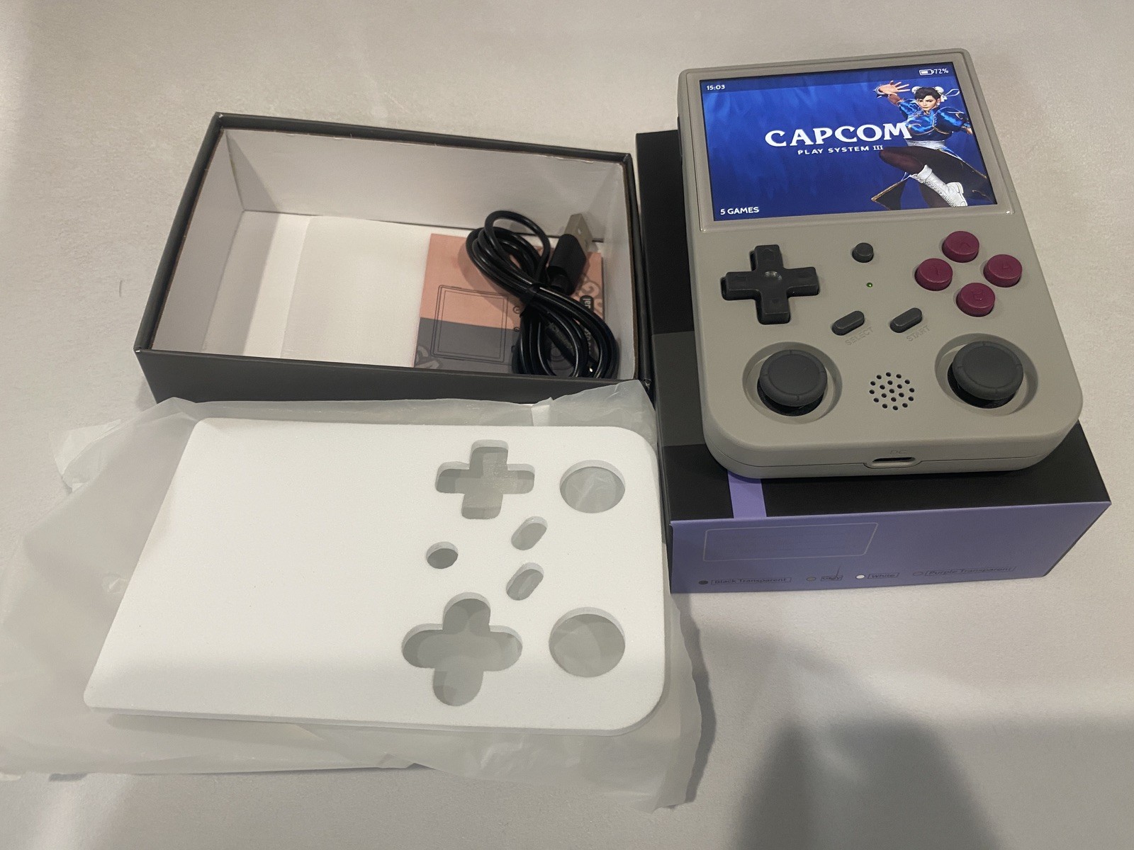 RG353VS Retro Linux System Video Handheld Game Console 3.5″ IPS Screen RK3566 64