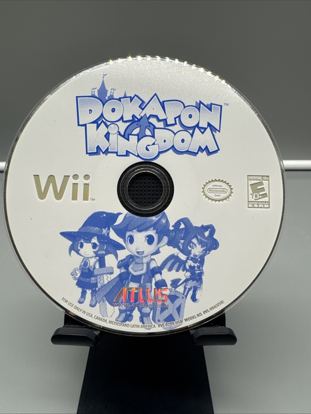 Dokapon Kingdom (Nintendo Wii, 2008) Altus Disc Only – Tested Working