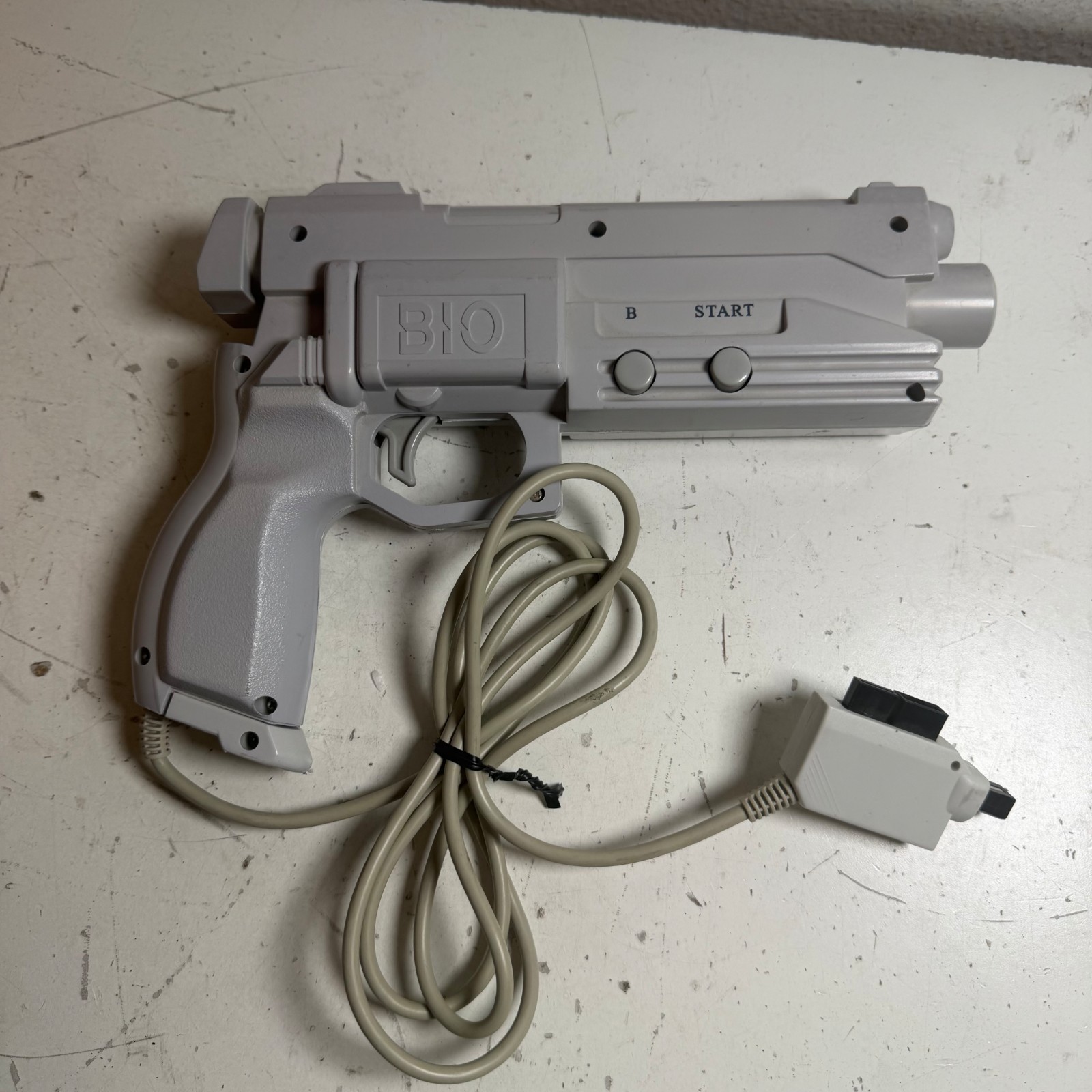Dreamcast SRC Bio Gun Gray Wired Ergonomic Rare PC Light Gun Controller