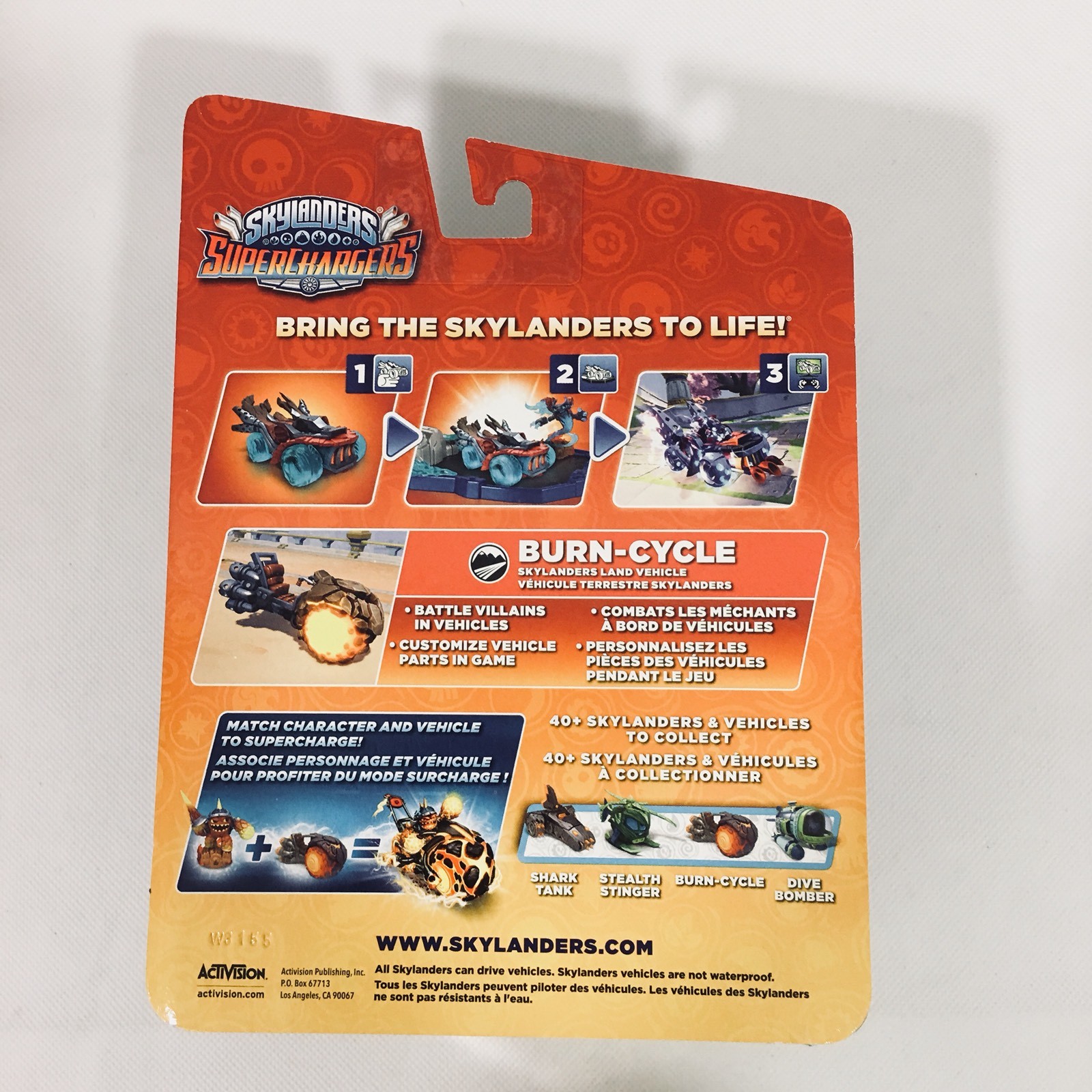 Skylanders SuperChargers Burn Cycle Skylanders Land Vehicle New