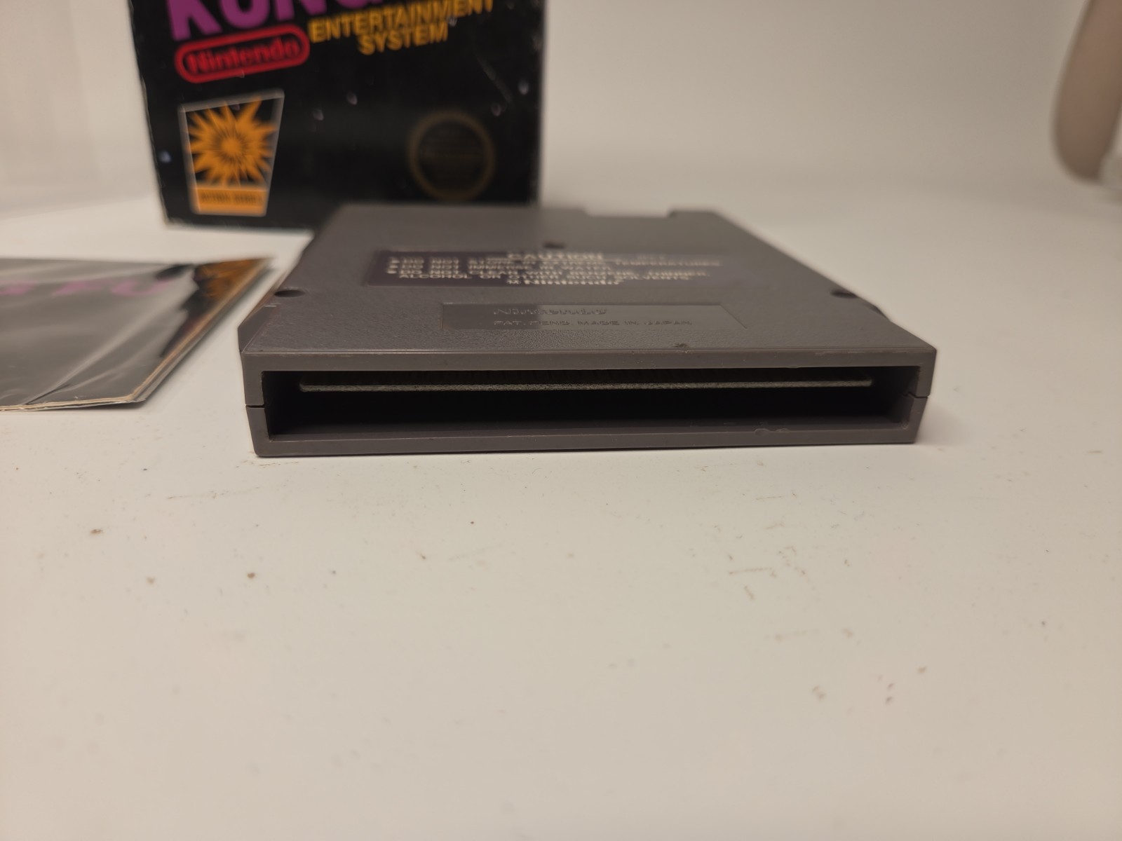 Kung Fu NES 5 Screw Complete in Box CIB Manual Sleeve Foam Tested