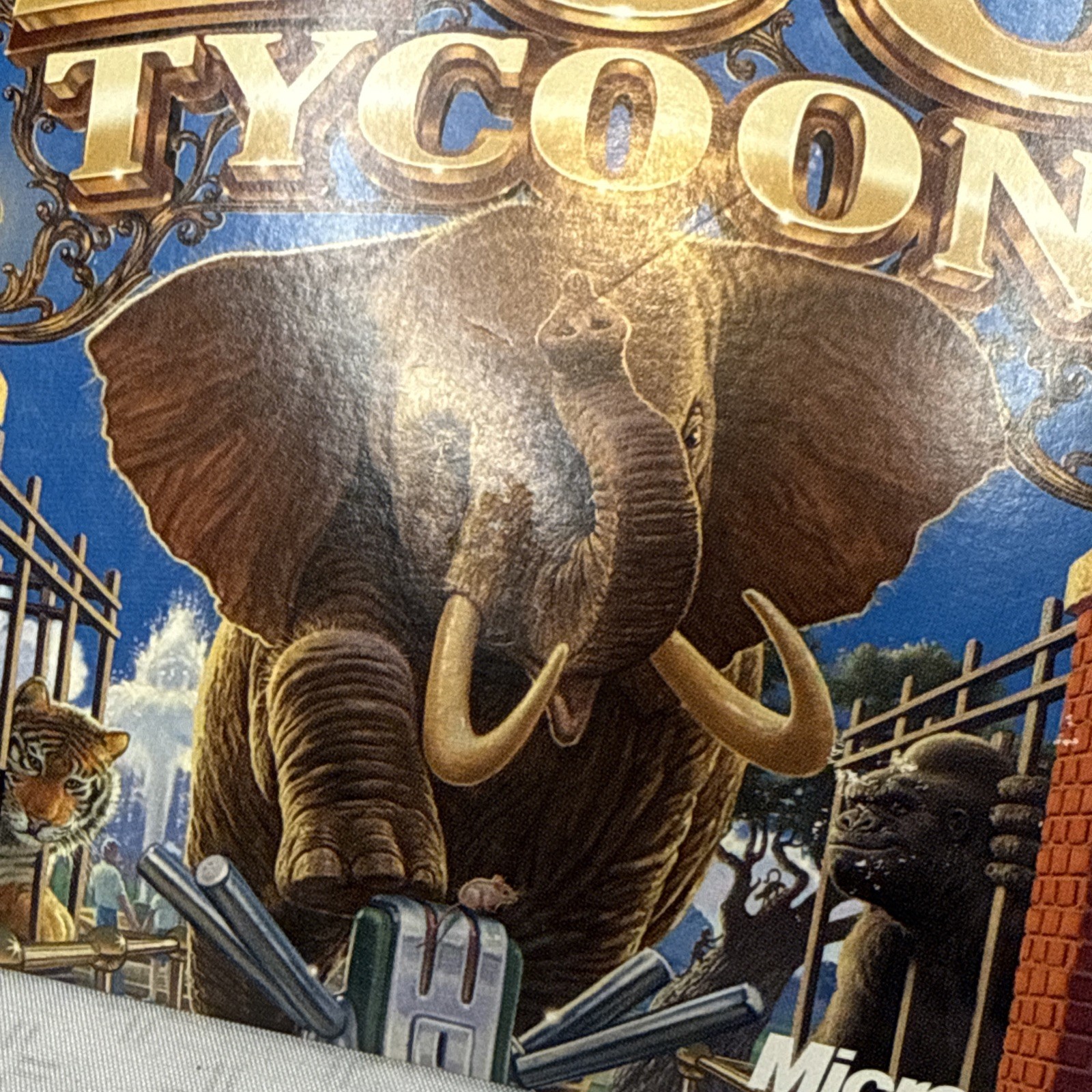 Zoo Tycoon (PC, 2001) Cardboard Sleeve Video Game