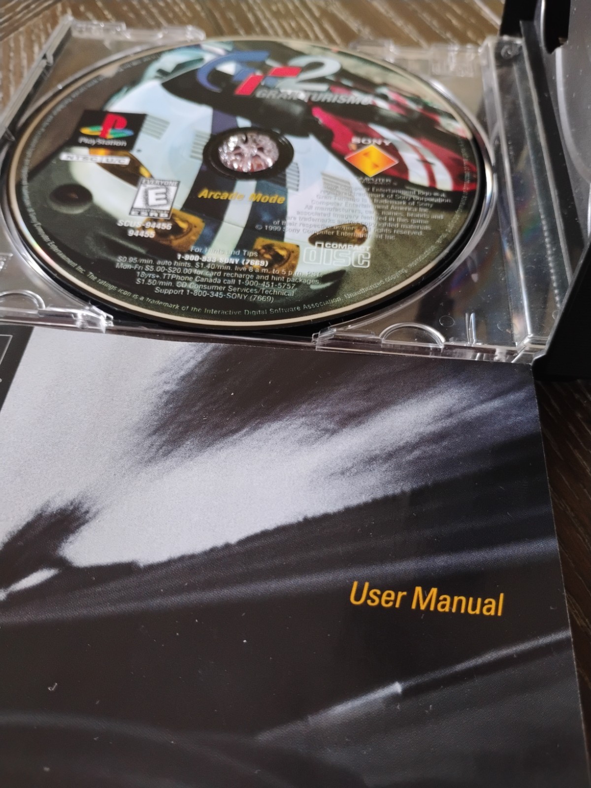 Gran Turismo 2 Black Label Playstation PS1 CIB Both Manual 2 Game Discs Tested!