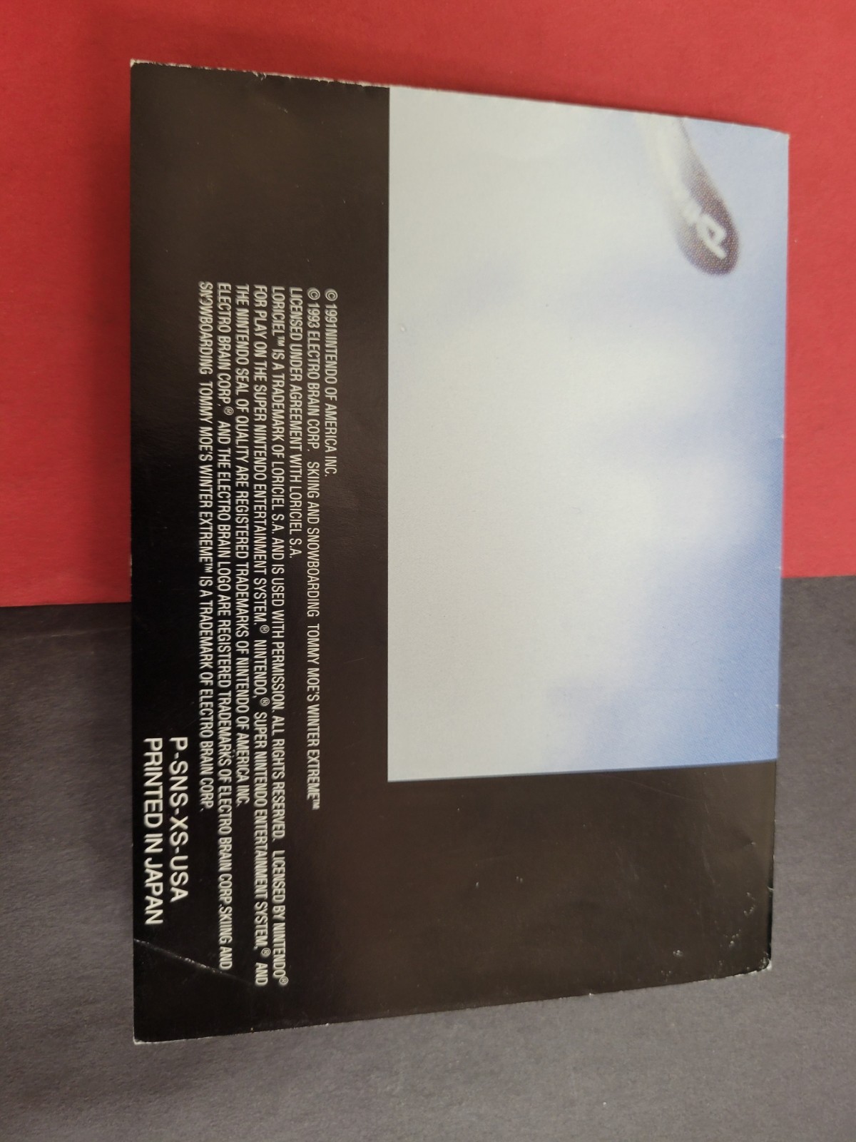 Skiing & Snowboarding: Tommy Moe’s Winter Extreme SNES Poster (TP-SNS-XS-USA )