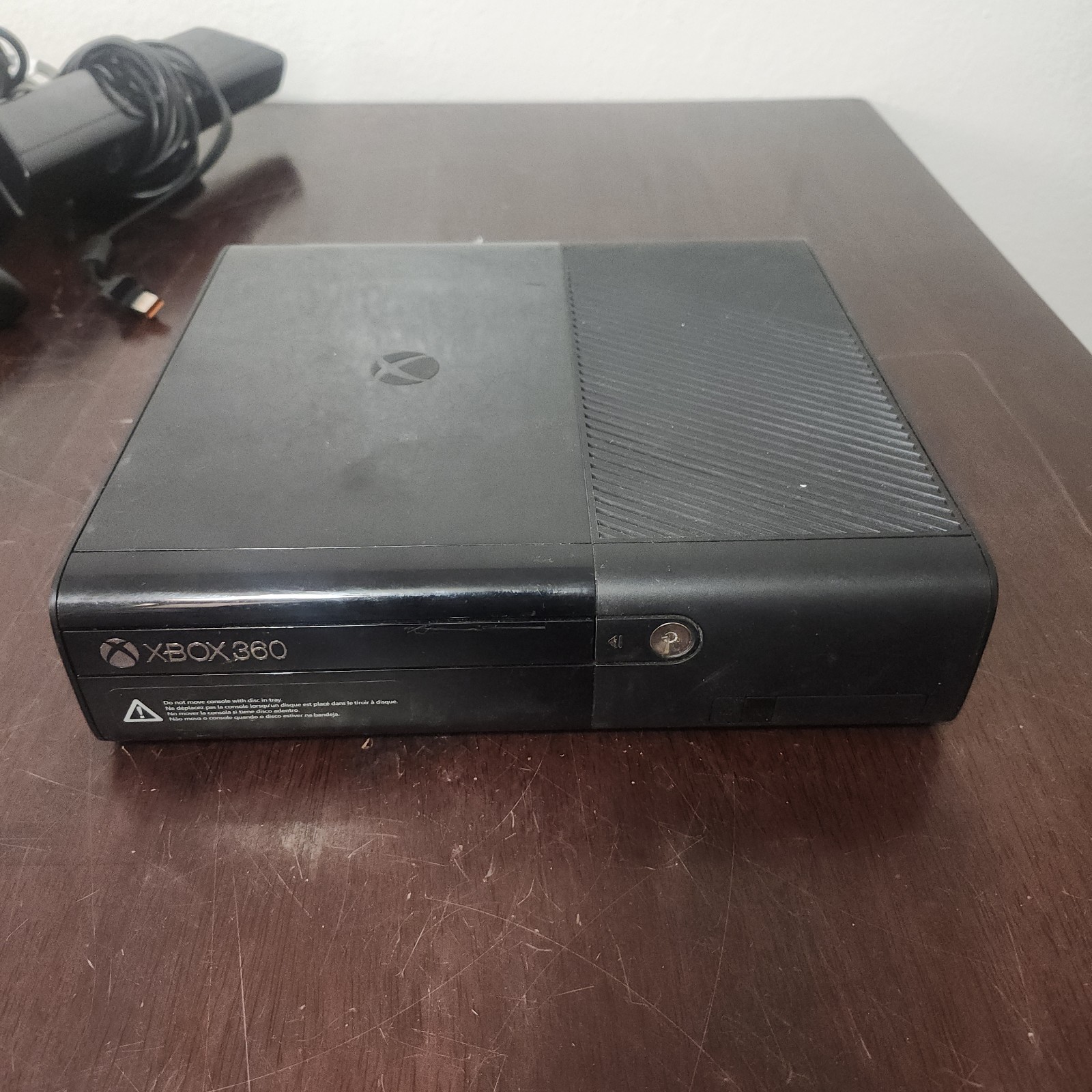 Xbox 360 E 1538 Console 250GB HDD Bundle Controller Power HDMI Kinect TESTED