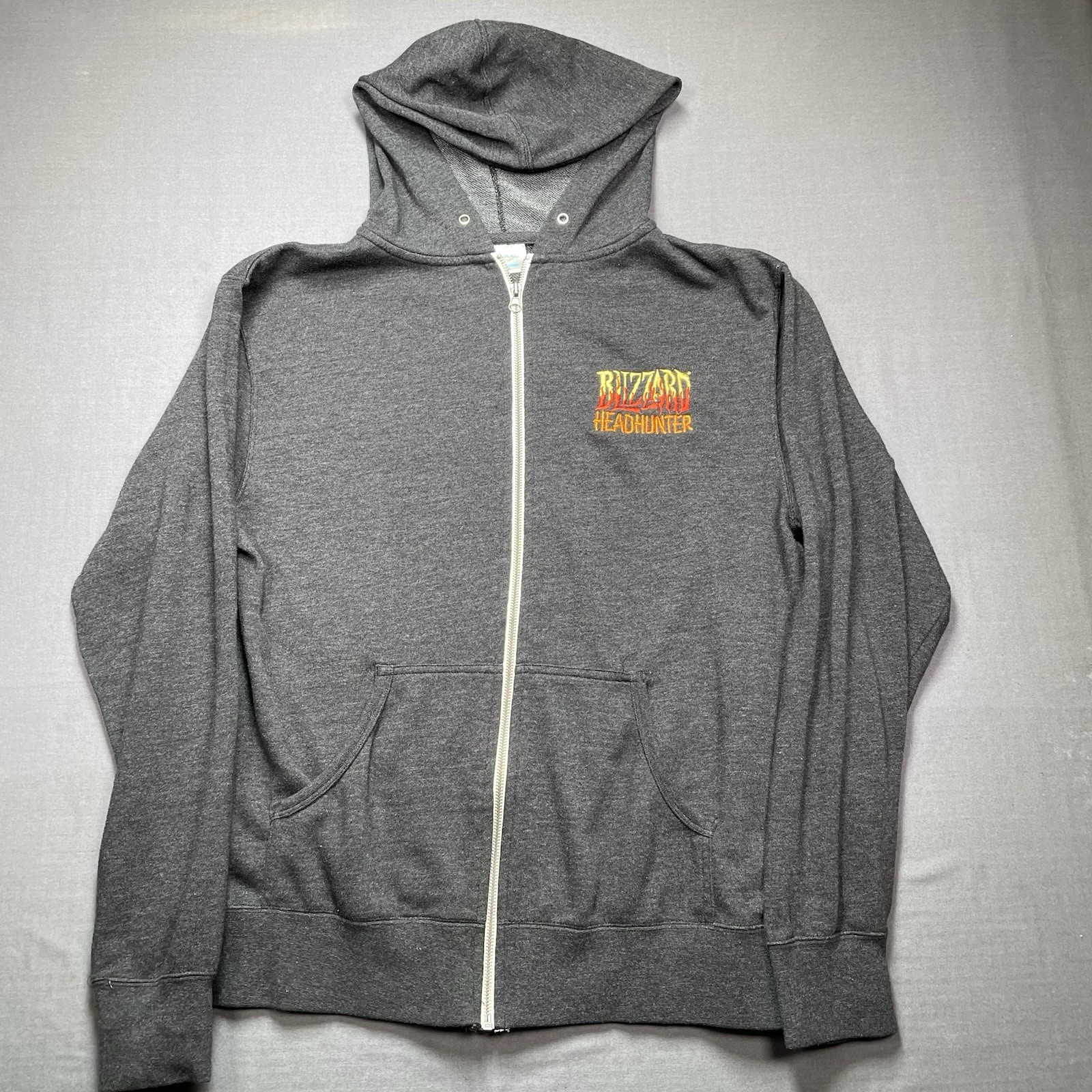 Blizzard Entertainment HEADHUNTER Employee Jacket Hoodie Sweater Mens Large RARE