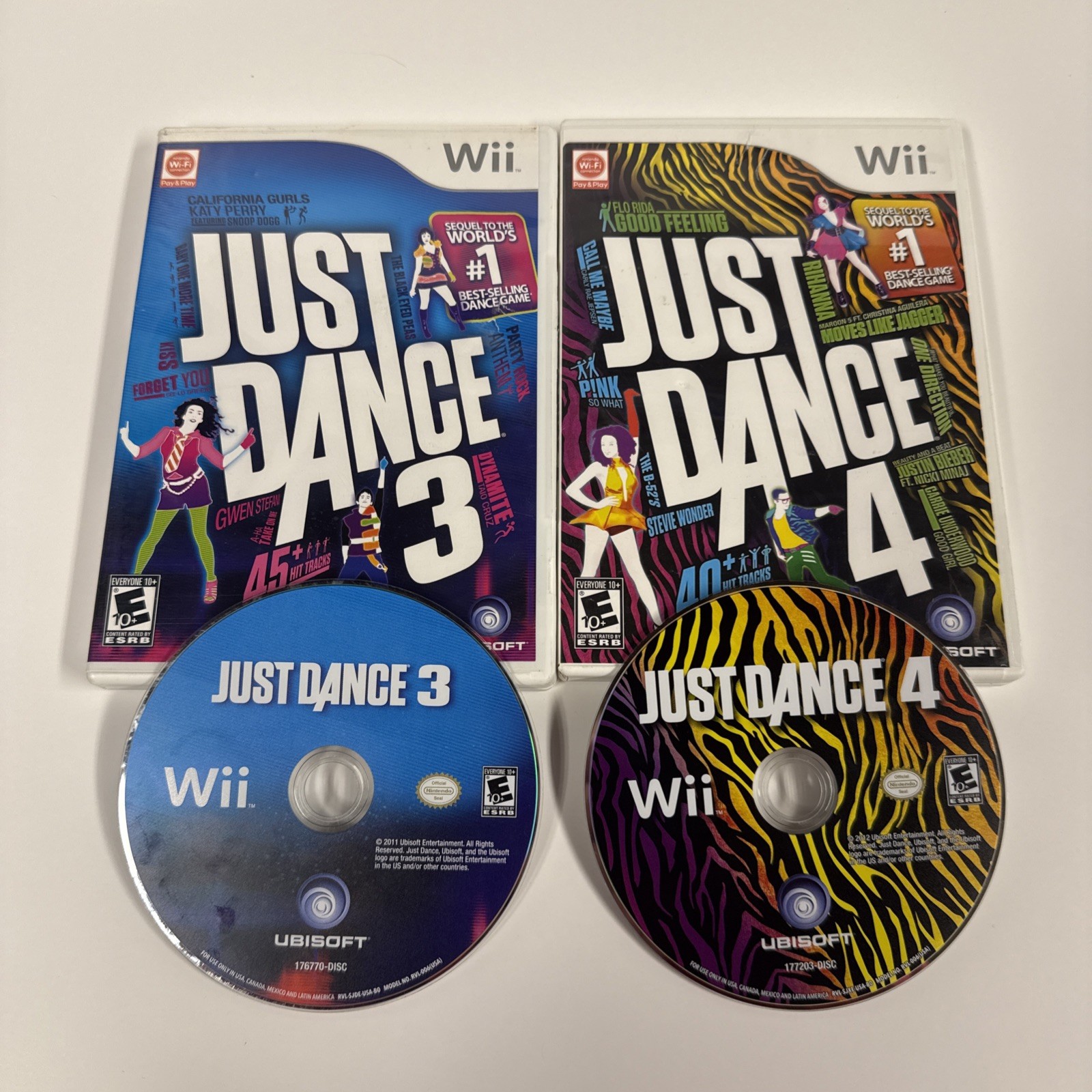 Just Dance 3 and 4 – Nintendo Wii bundle