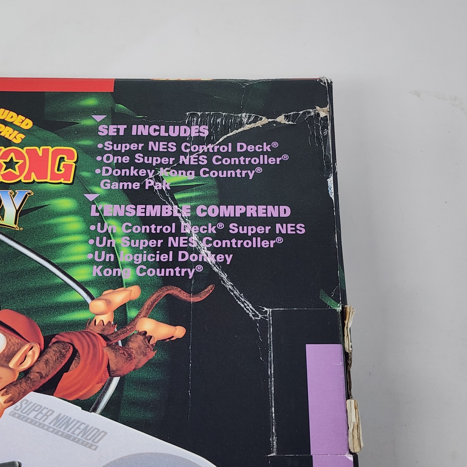 Super NES Donkey Kong Country Set Special Edition SNES CIB TESTED