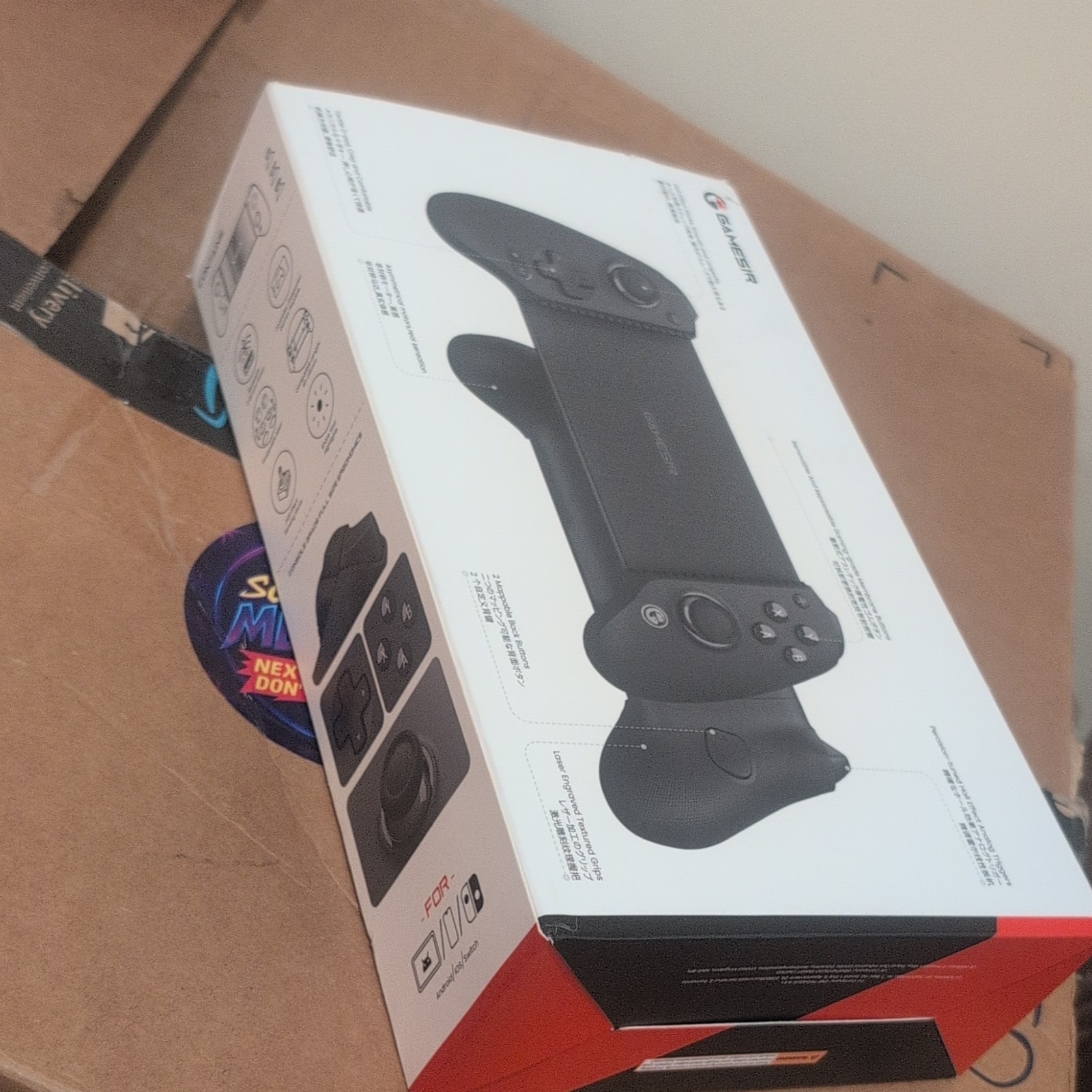 GameSir G8 Galileo Wireless Mobile Controller for Android iOS Smartphone, Black