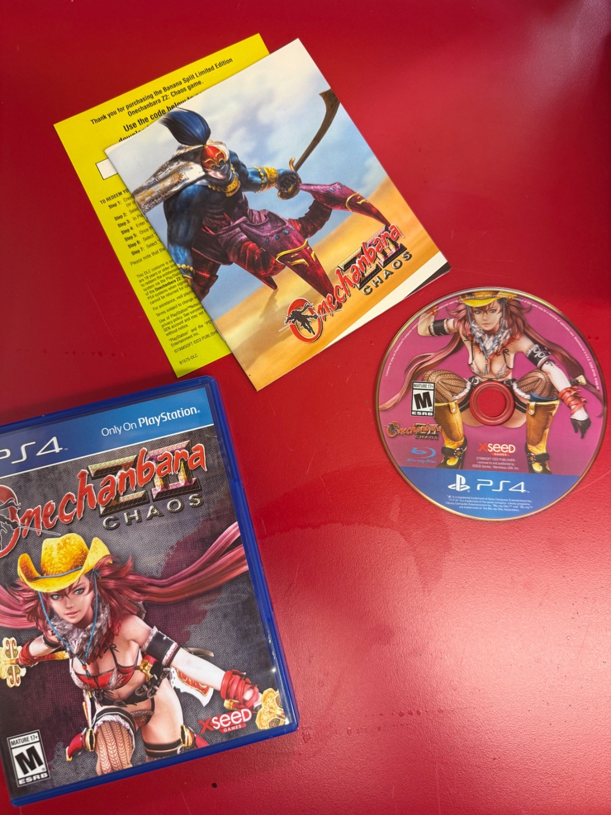 Onechanbara Z2: Chaos Banana Split Limited Edition (Sony PlayStation 4, 2015)CIB