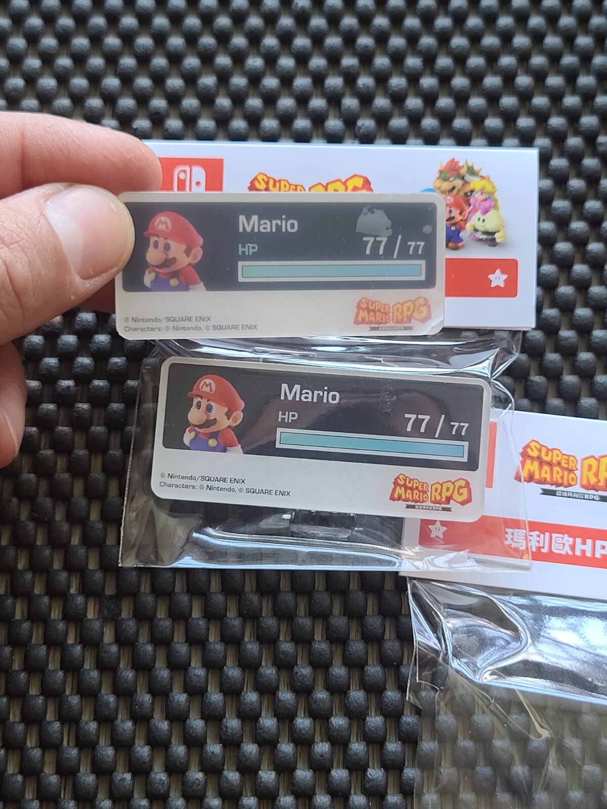 Nintendo Super Mario RPG HP Bar Hong Kong Preorder Bonus Rare Promo SWITCH NES