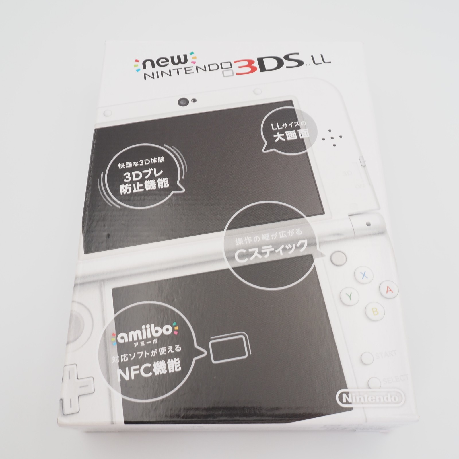 [EXC] New Nintendo 3DS XL LL Pearl White Console Tested w/Charger Box