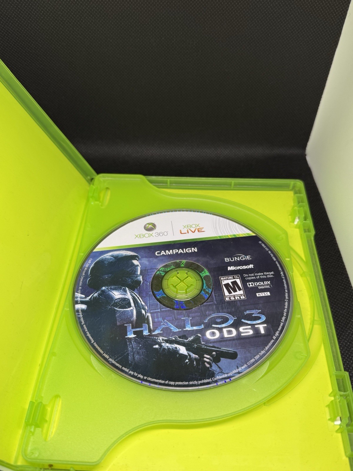Halo 3: ODST (Halo Series) Xbox 360 TESTED & WORKING