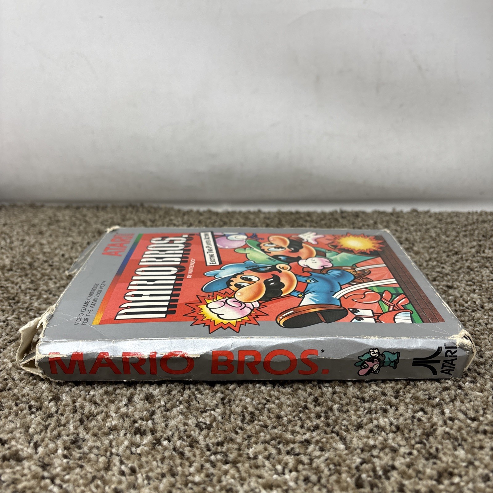 Mario Bros. (Atari 2600, 1983) Cartridge, Manual And Box Complete CIB Tested