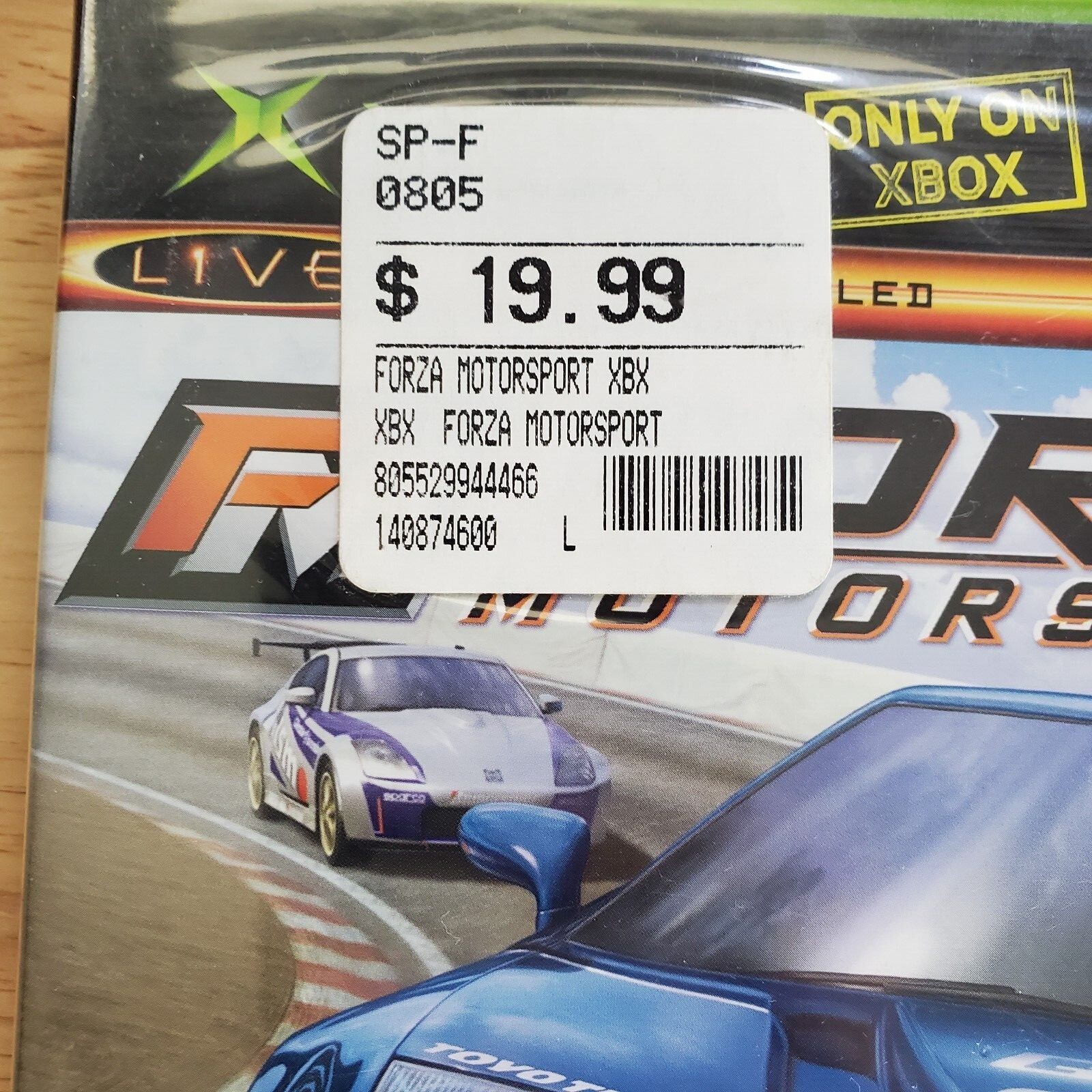 Forza Motorsport (Microsoft Xbox, 2005) BRAND NEW. See Condition notes