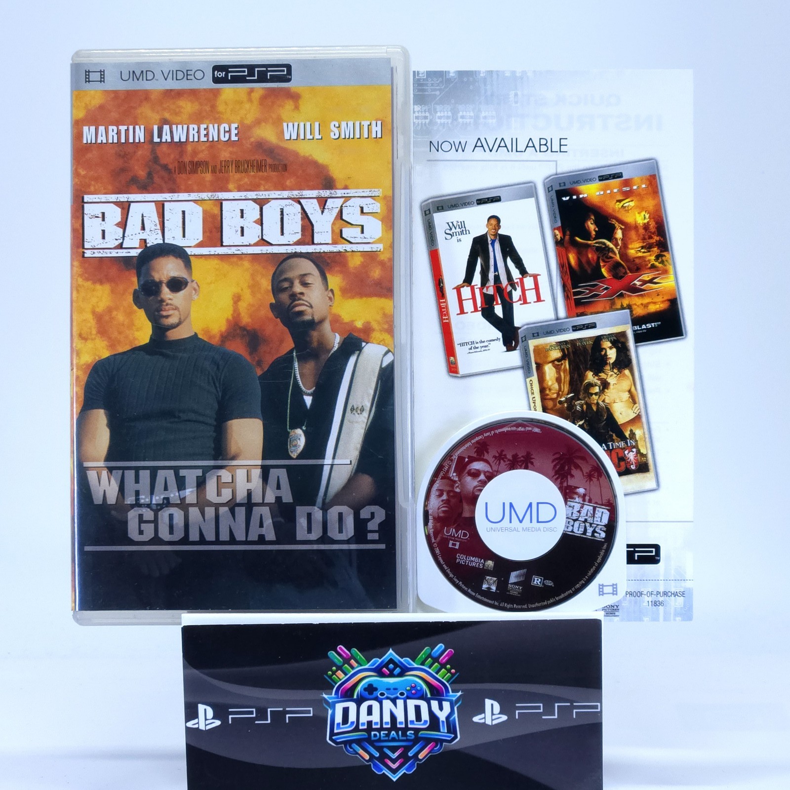 Bad Boys UMD CIB W/ Insert – PSP