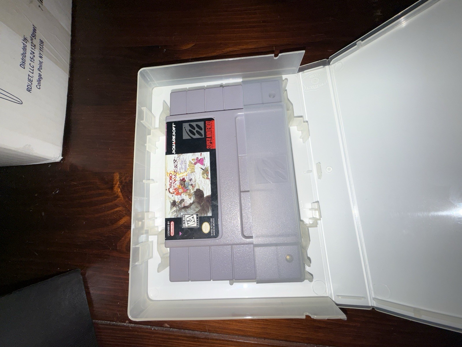 Chrono Trigger SNES Cartridge + Case Box No Manual Authentic RPG Made in Mexico