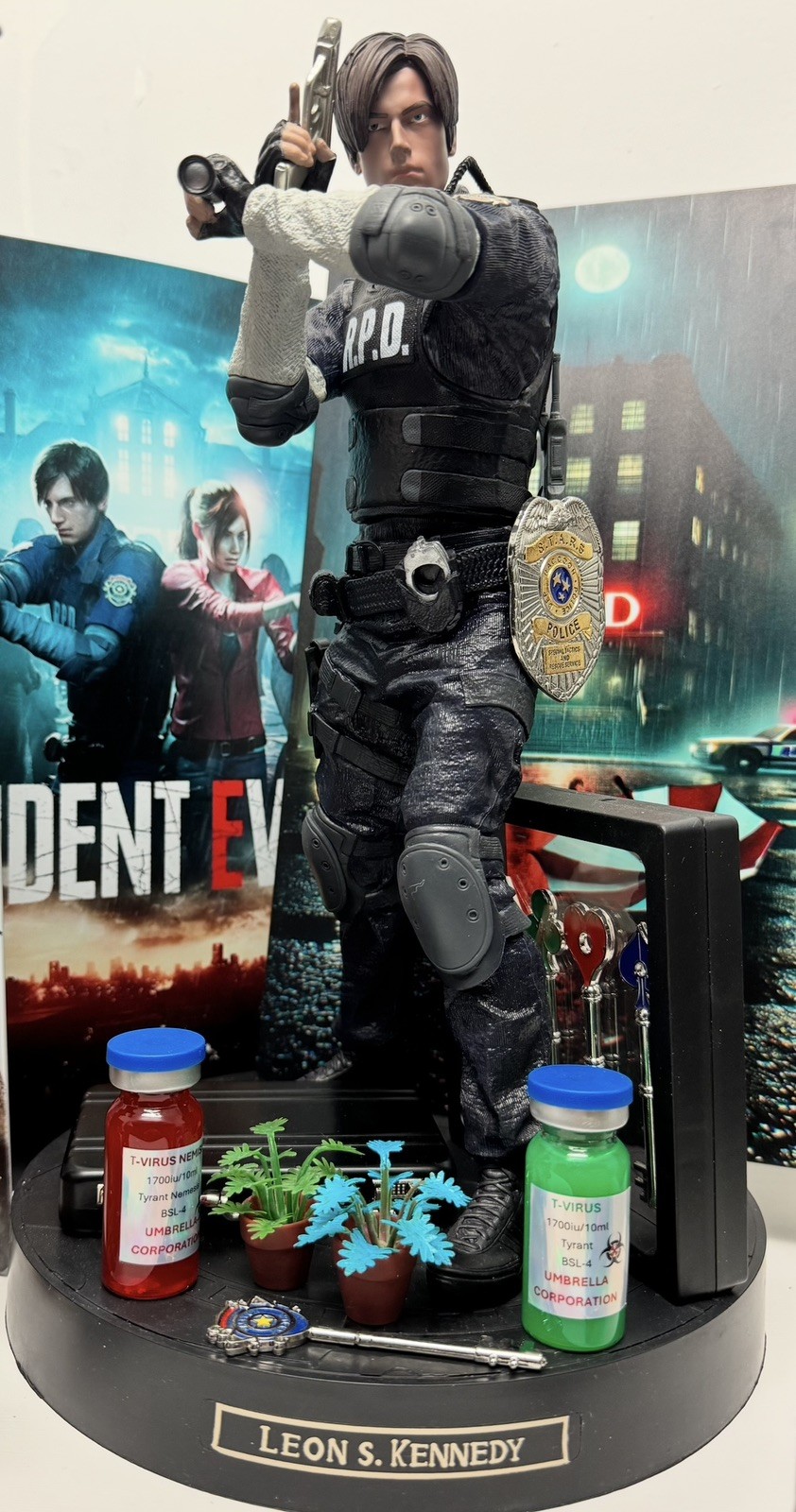 Resident Evil Herbs in Green, Red and Yellow (Largest Size)