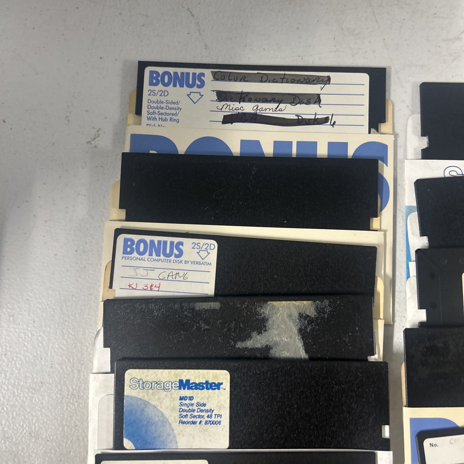 Commodore 64 Floppy Disks With Games Selling As Is for Blank Disk LOT Of 60