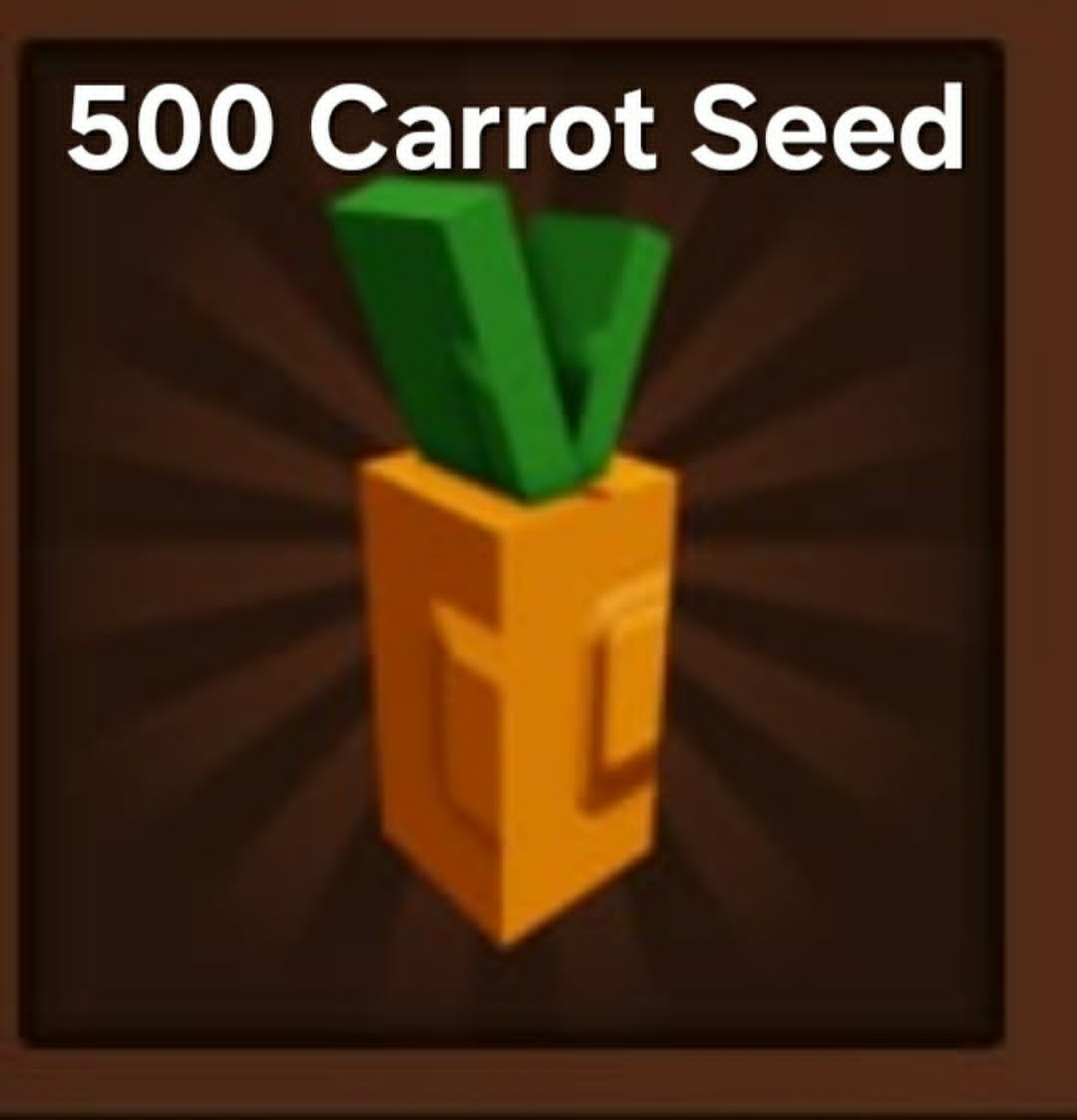 Carrot Seed | Grow a Garden 2 | GaG 2