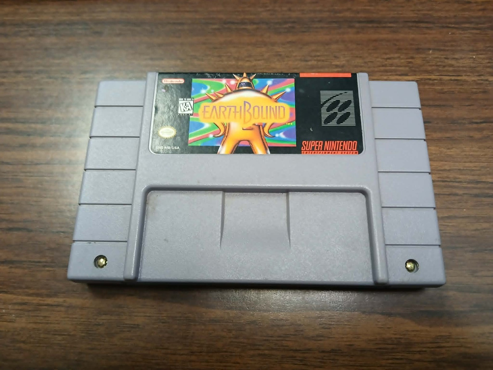 Vintage SNESEarthbound cartridge only, test/works
