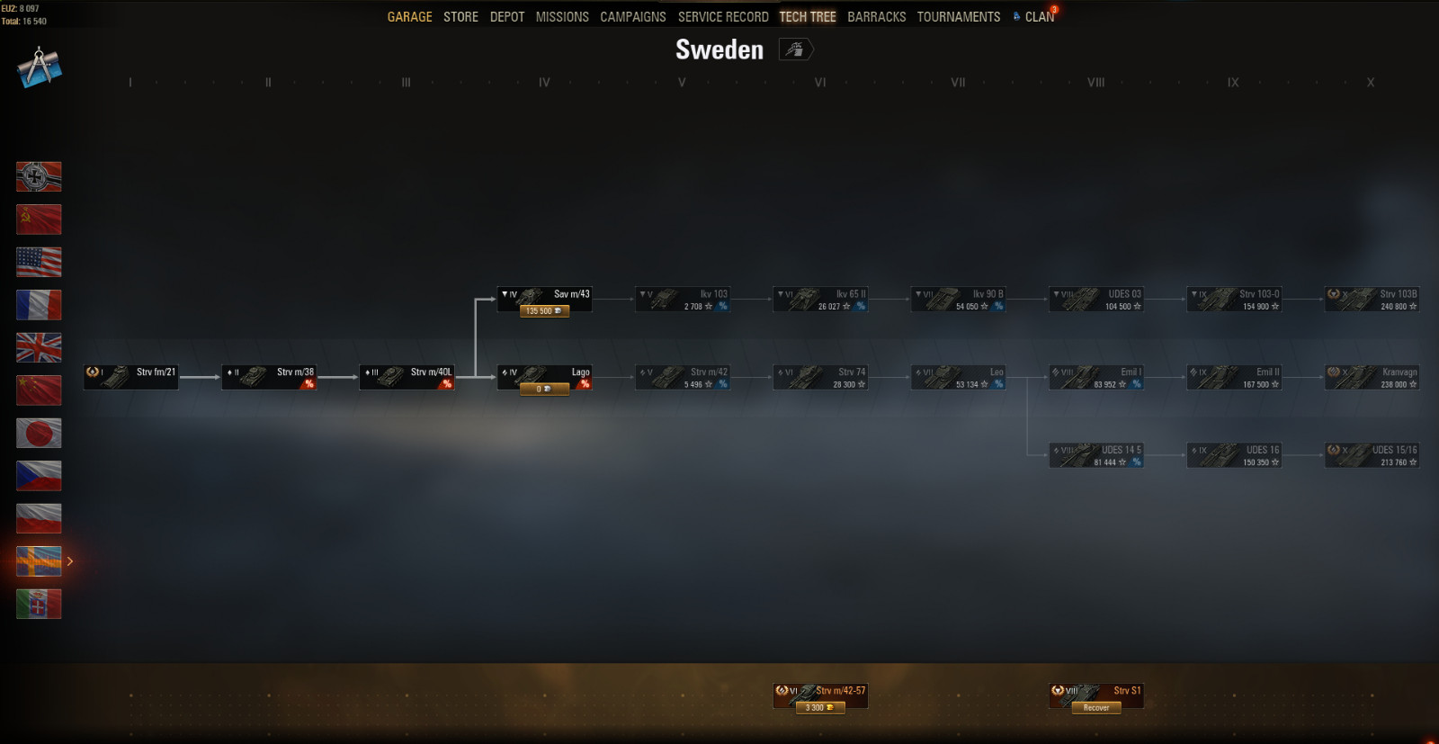 World of Tanks Account a lot of premiums Tier X