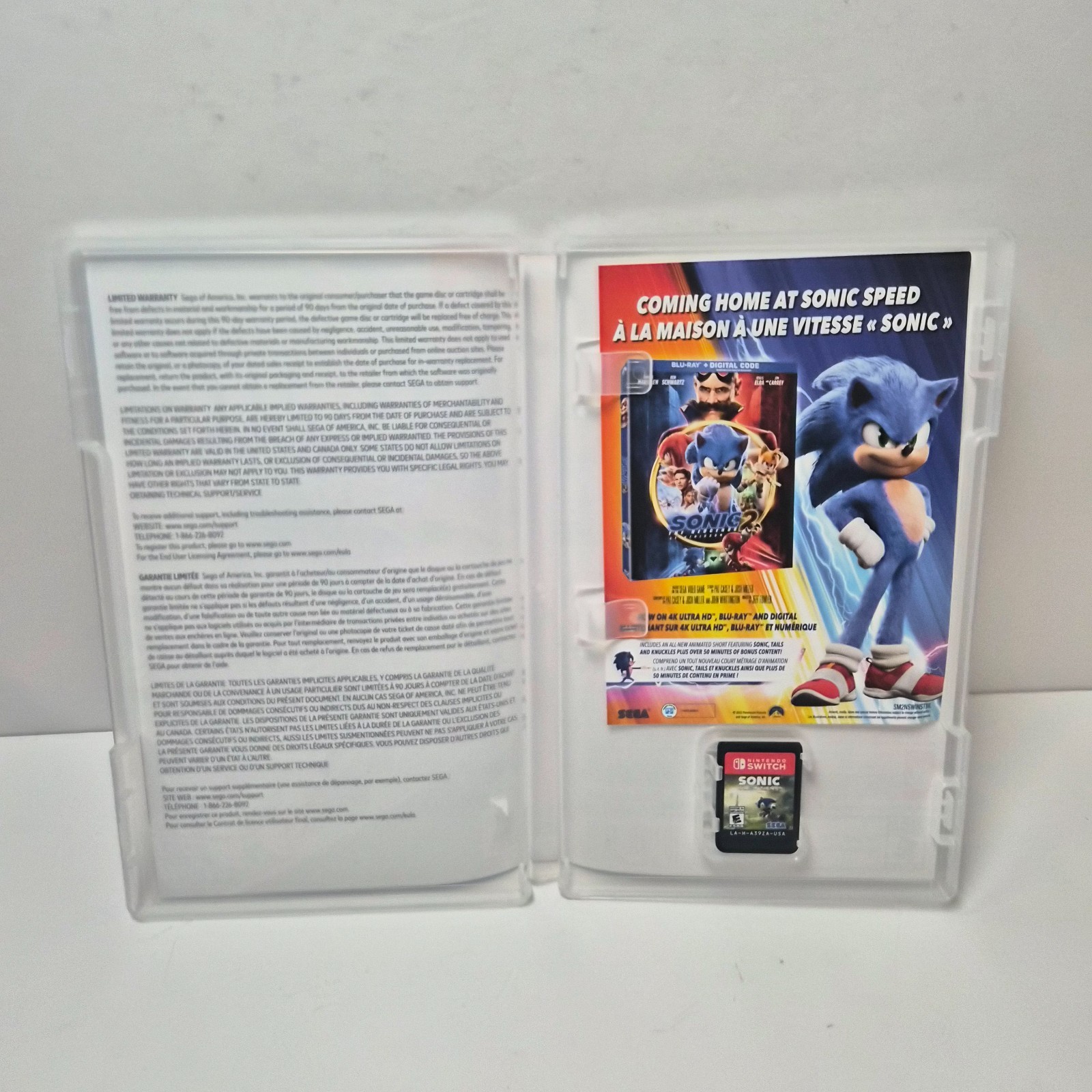 Sonic Frontiers Nintendo Switch Tested w/ Case Cartridge
