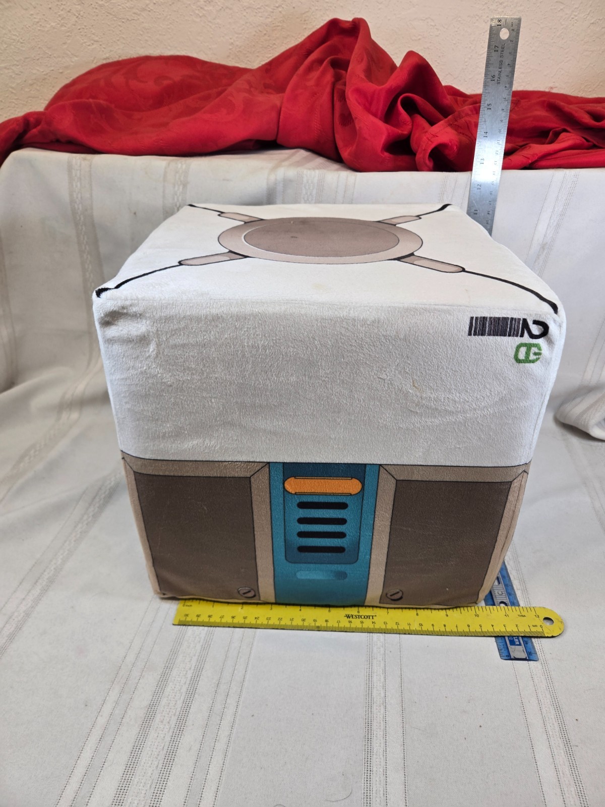 DIRTY Overwatch loot box lootbox, Blizzard Plush 12″